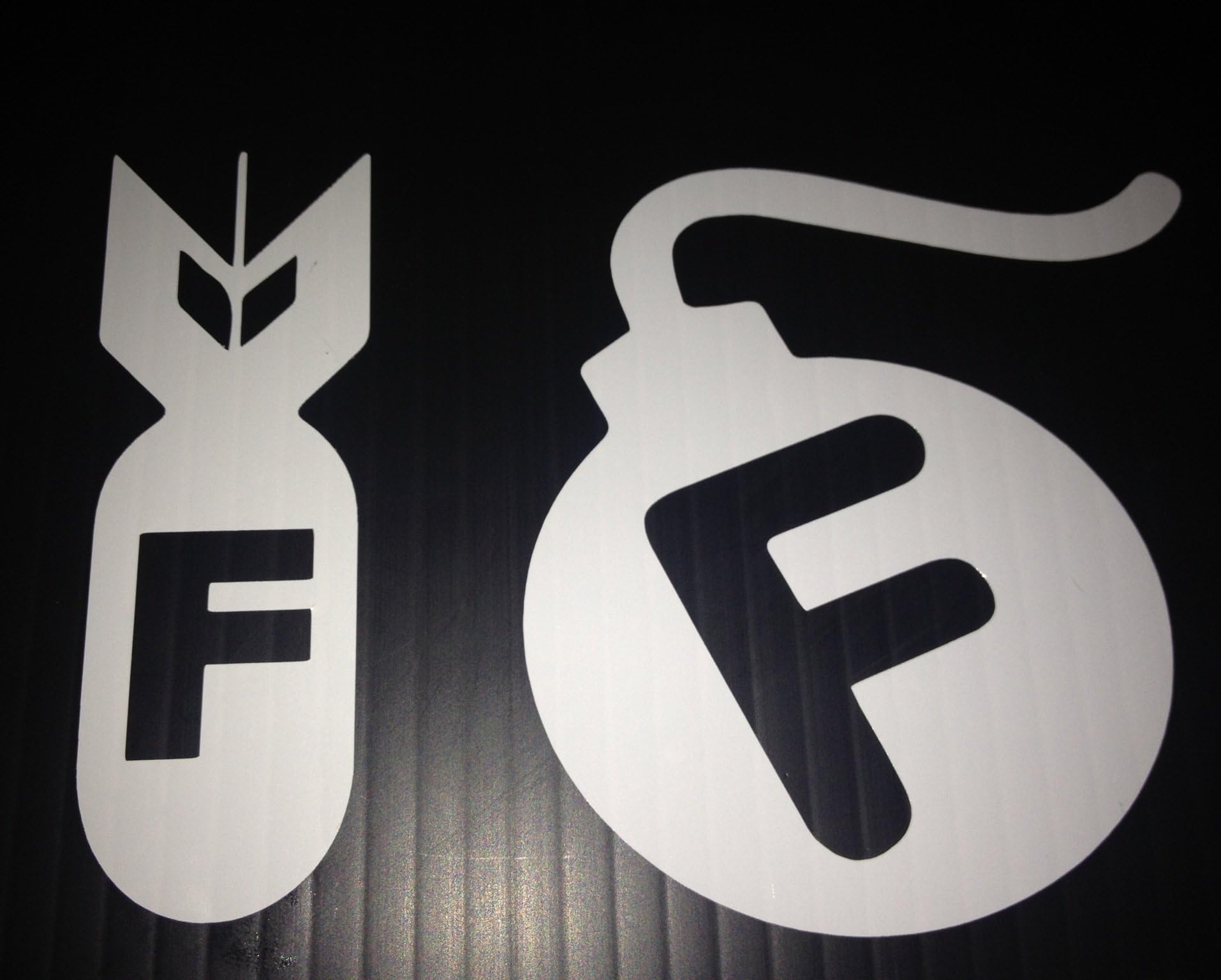 F Bomb Decal Sticker