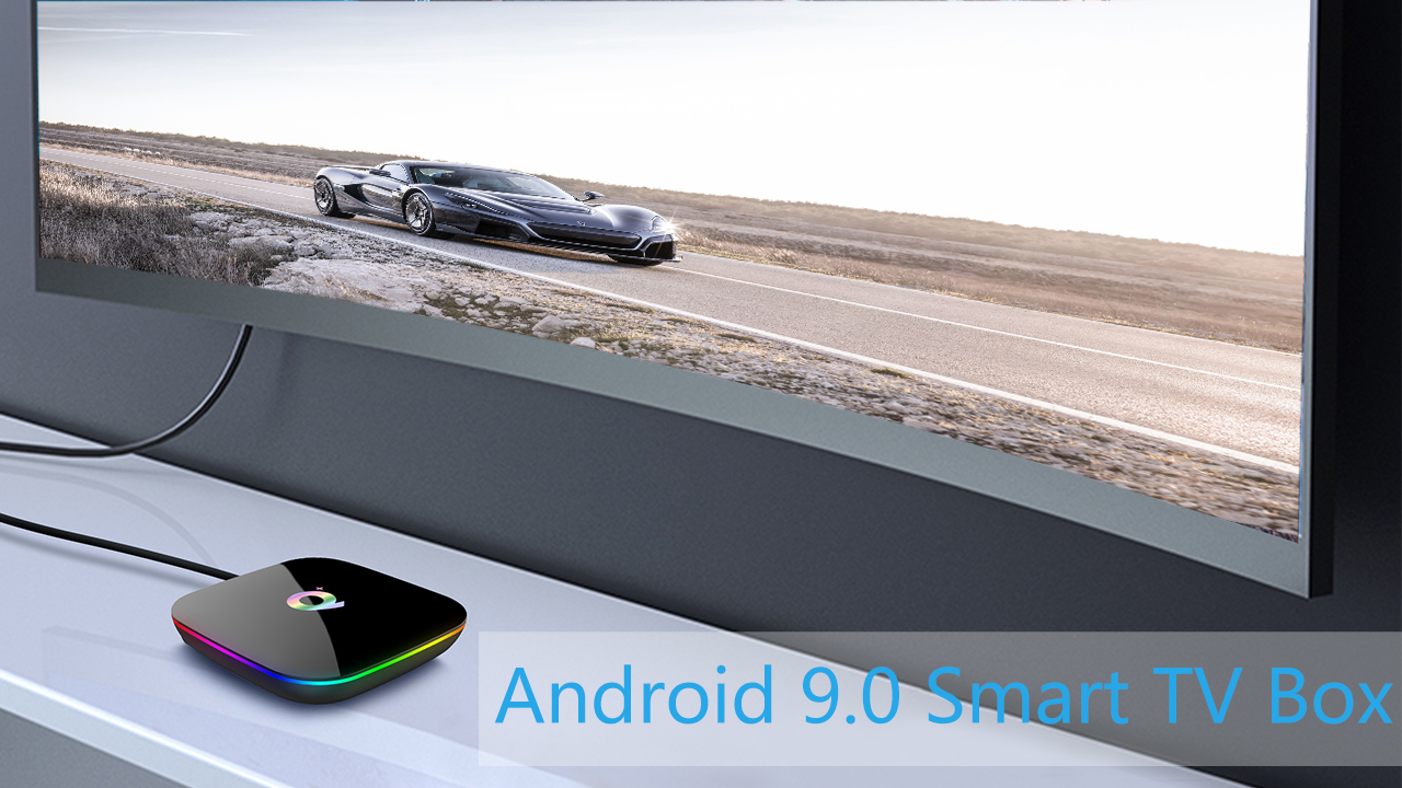 Smart TV Box, Android 9.0 4GB RAM / 32GB ROM 3D 6K @ 30FPS Hoge Resolutie H6 Quad-Core Cortex-A53 CPU, Ondersteunt 2.4GHZ WIFI H.265 Van Geceninov,4G 64G
