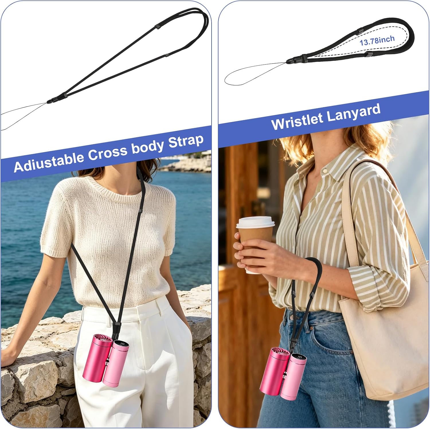 Crossbody Strap & Wristlet for Shark Chill Pill Fan