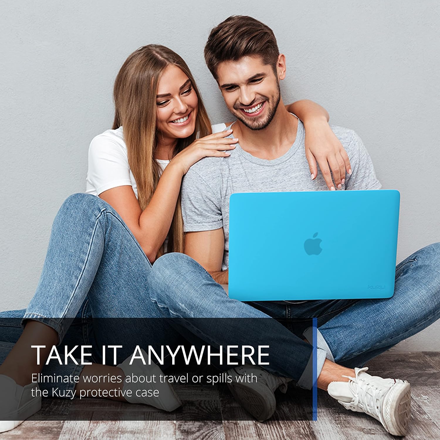 Kuzy Compatible with MacBook Pro 15 inch Case with Touch Bar A1990 A1707-2019 2017 2016 MacBook Pro 15 Case Hard Shell for 15 inch MacBook Pro Case Cover Apple Mac Laptop Case 15 inch, Aqua