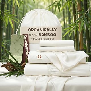 Bedsure Ivory Bamboo Sheets