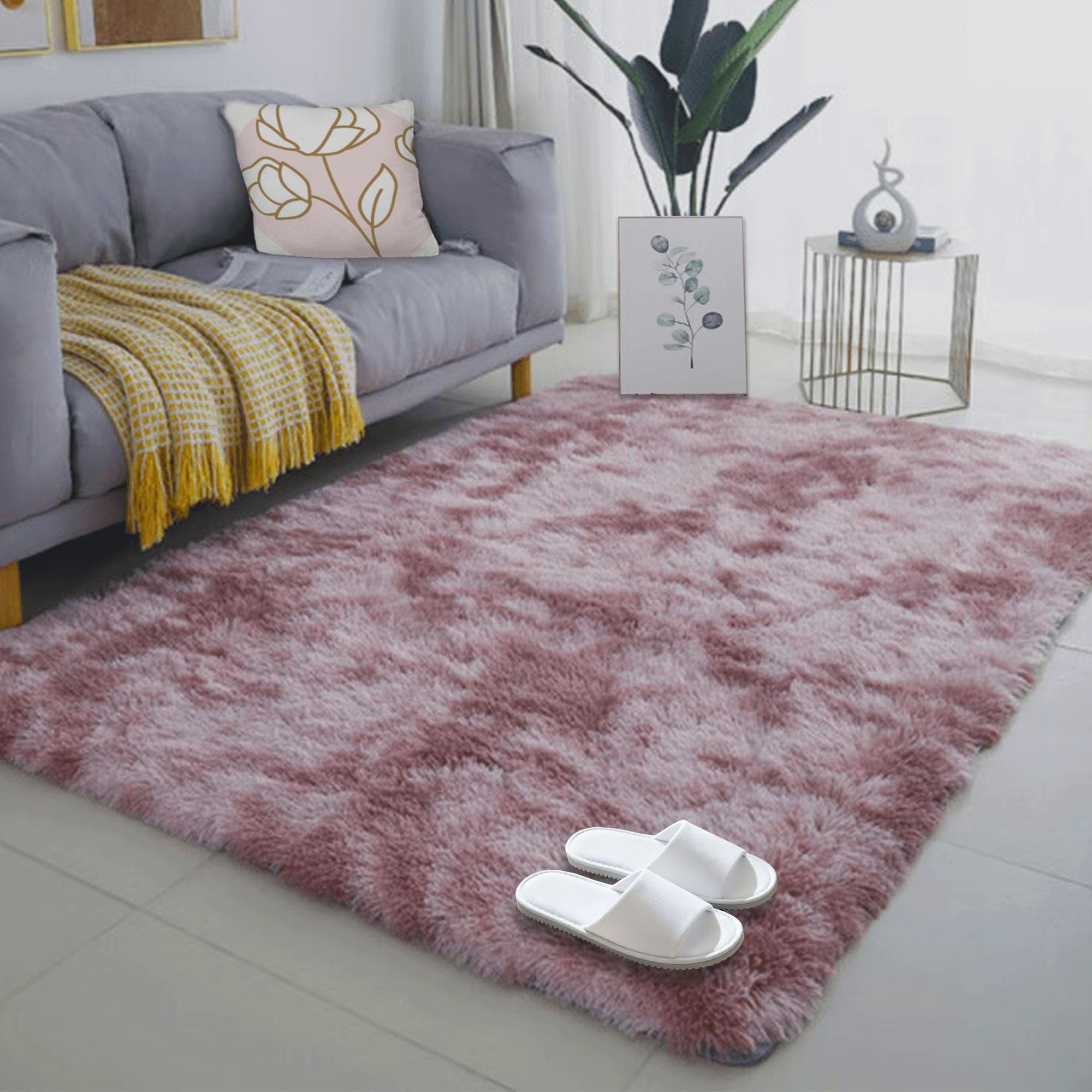 Moquette chambre cocooning rose pourpre pour un bureau ou un couloir douillet