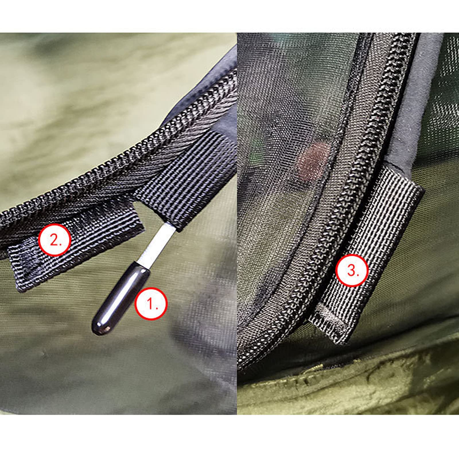 DYTWXG Hamaca para Acampar con mosquitera Hamaca Doble portátil Liviana con Tela de Sombra Material de paracaídas Hamaca con Lona para Caminatas Camping Mochilero Viajes Patio Trasero Playa
