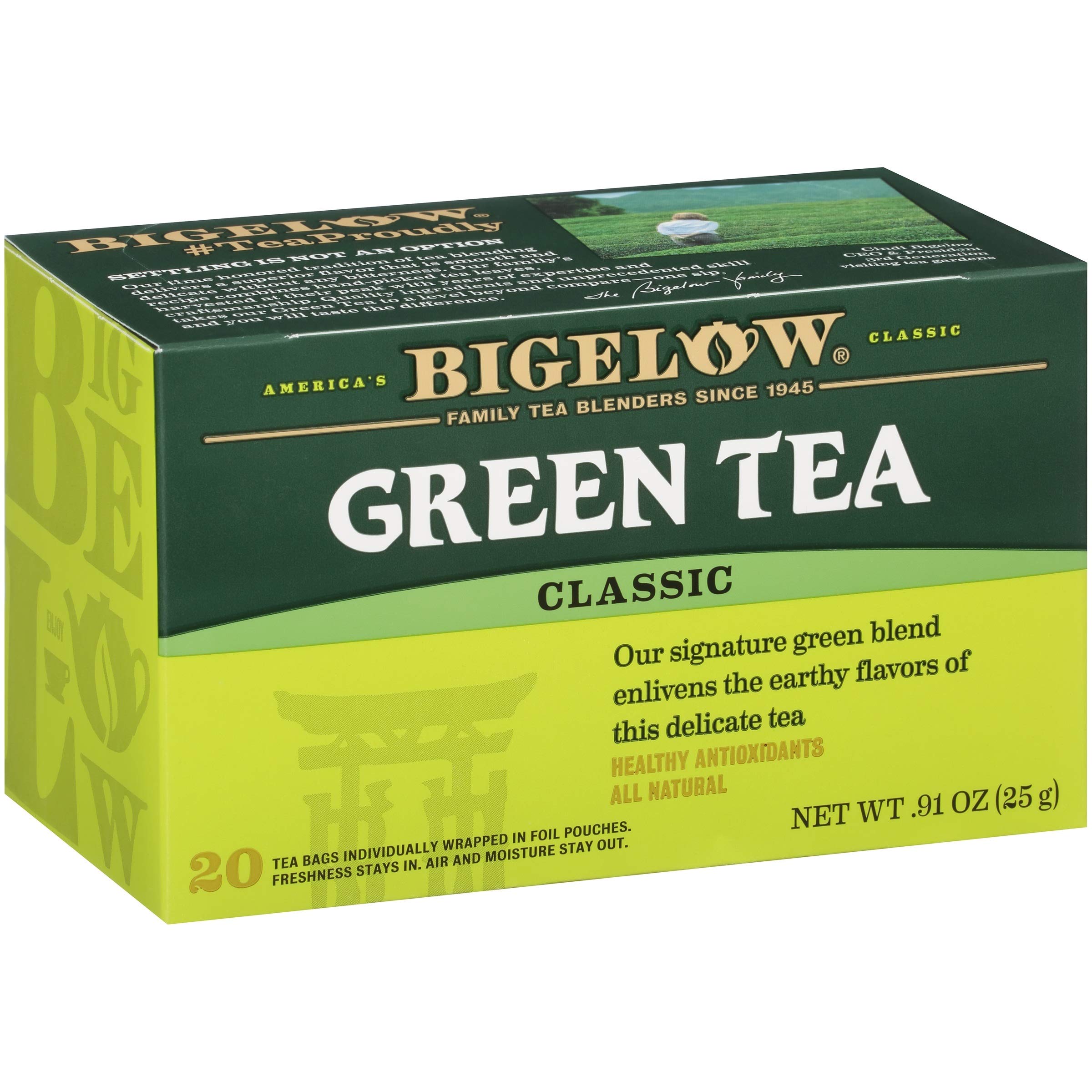 Bigelow Tea Green Tea - Classic - Case of 6 - 20 BAG