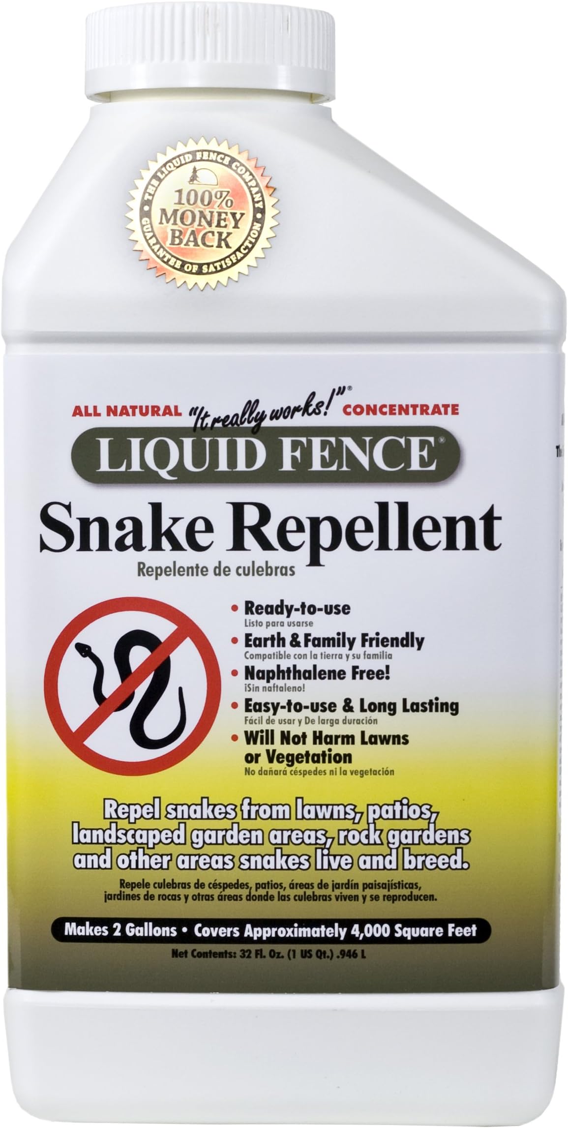 Liquid Fence 162 Concentrate Snake Repellent, 1-Quart