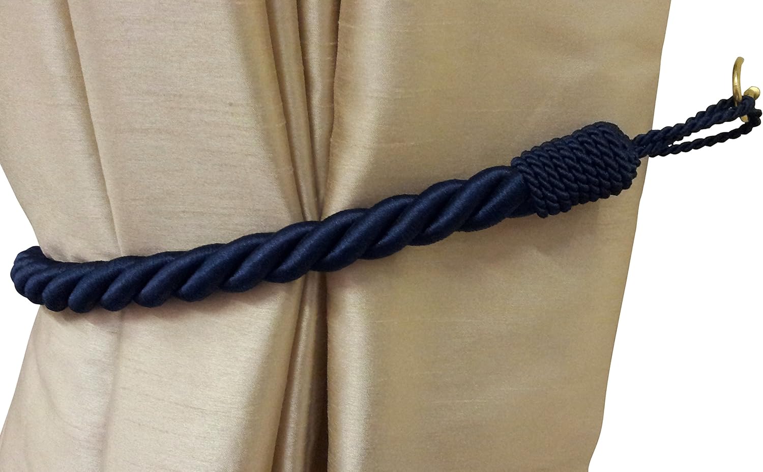 PCJ SUPPLIES Stunning Navy Blue Thick Large Rope Satin