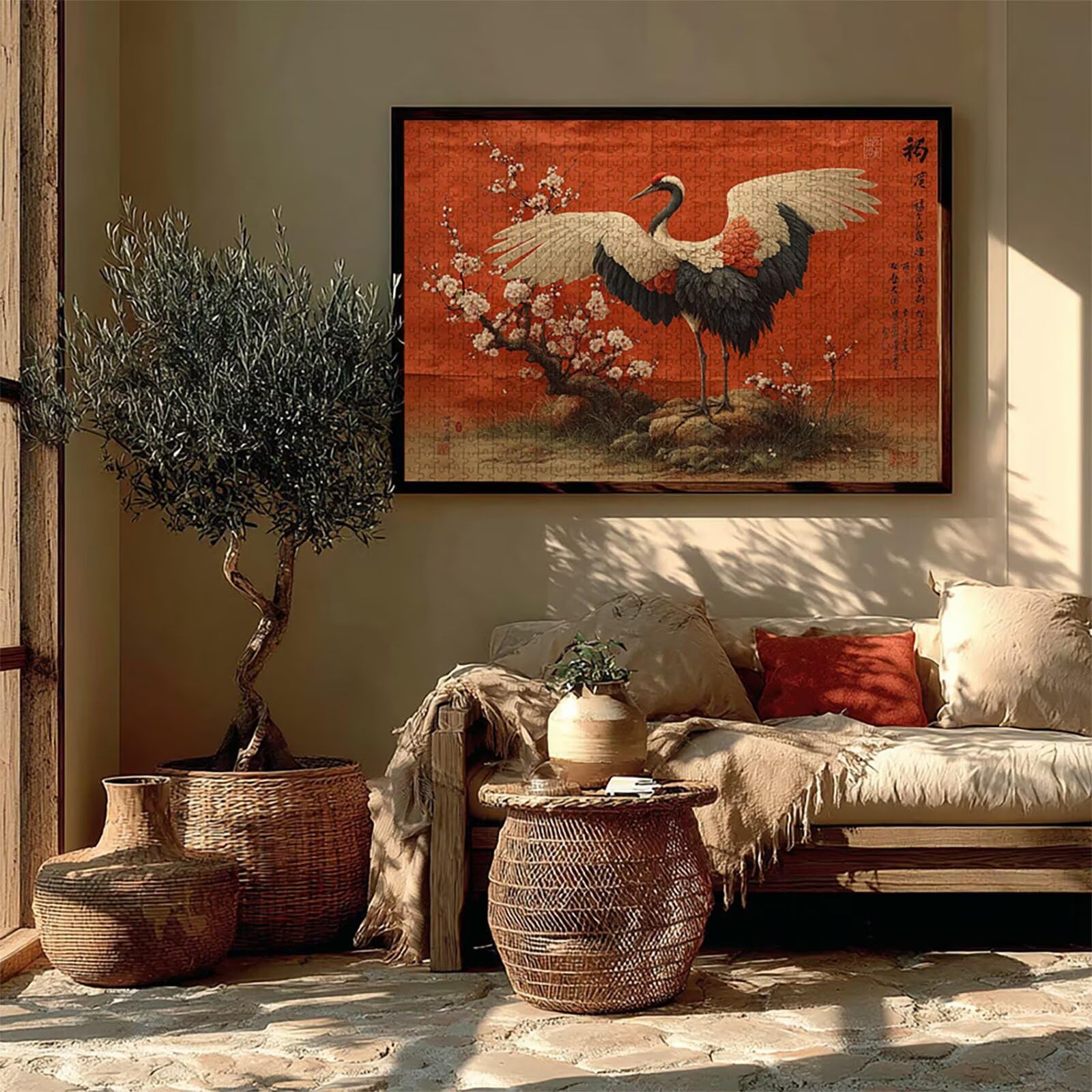 Bird Puzzle 4000 Pezzi Adulti, Puzzle Legno con Scatola 141x87cm, DIY Giochi Divertenti per Familiar, Idea Regalo Uomo e Donna, Squisita confezione Regalo, Estate Decorazioni Casa, (Flower) 2-4218