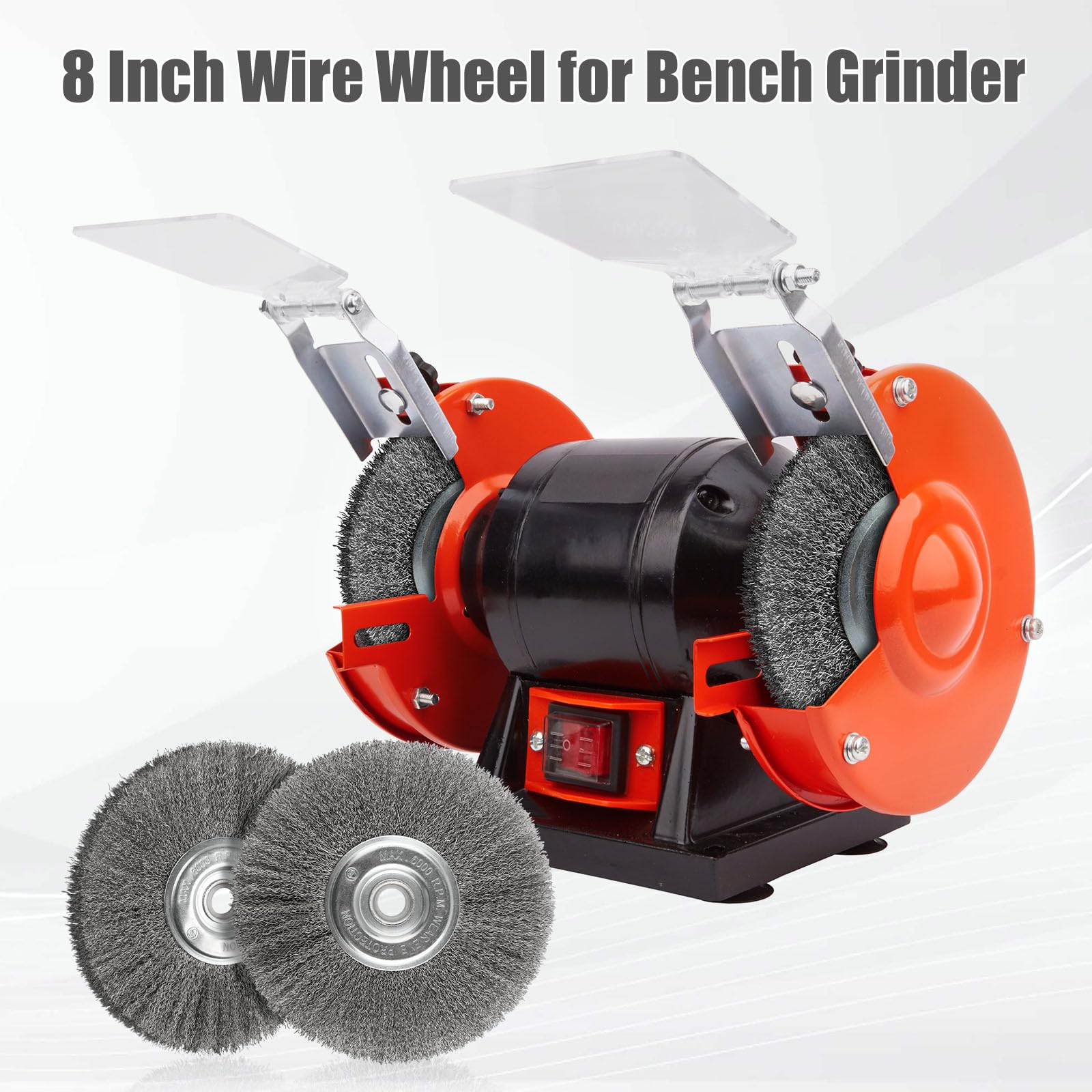 Amazon.com: WENORA 8-Inch Wire Wheel for Bench Grinder, 0.012