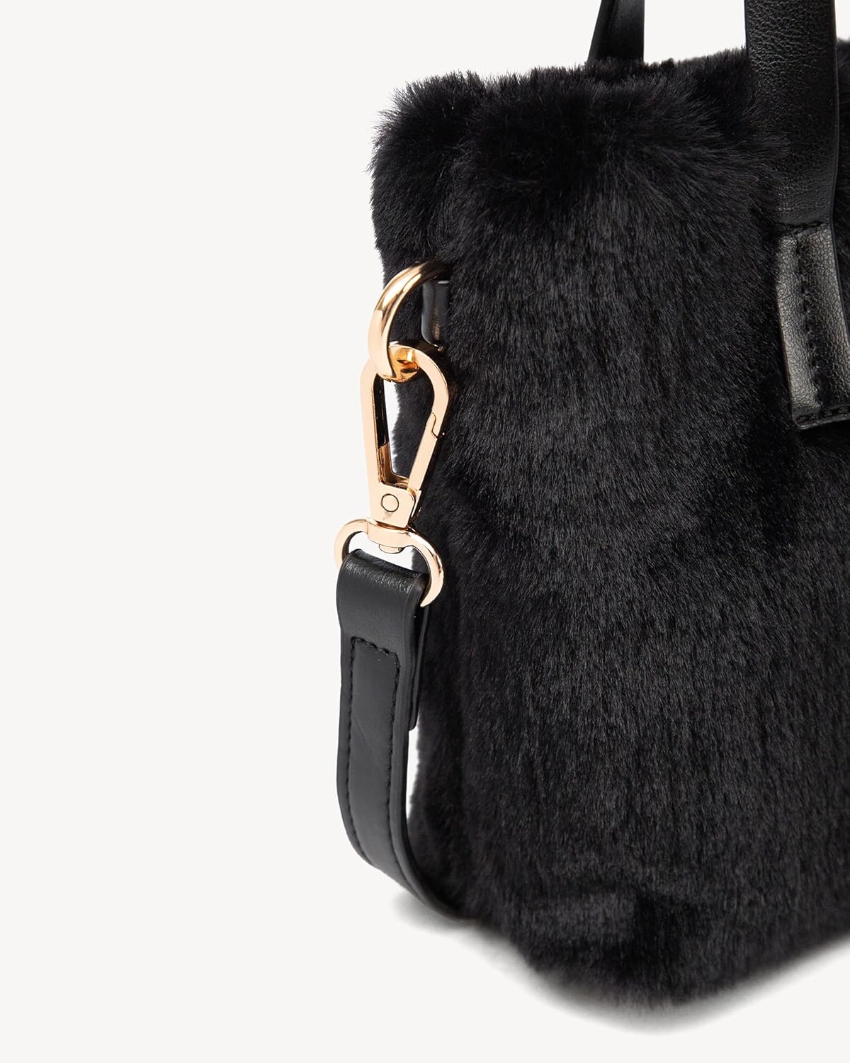 NEWBELLA Women's Plush Tote Bag - Cute Fuzzy Handbag with Soft Texture, Cozy Purse for Fall Winter, Casual Everyday Carryall - Image 5