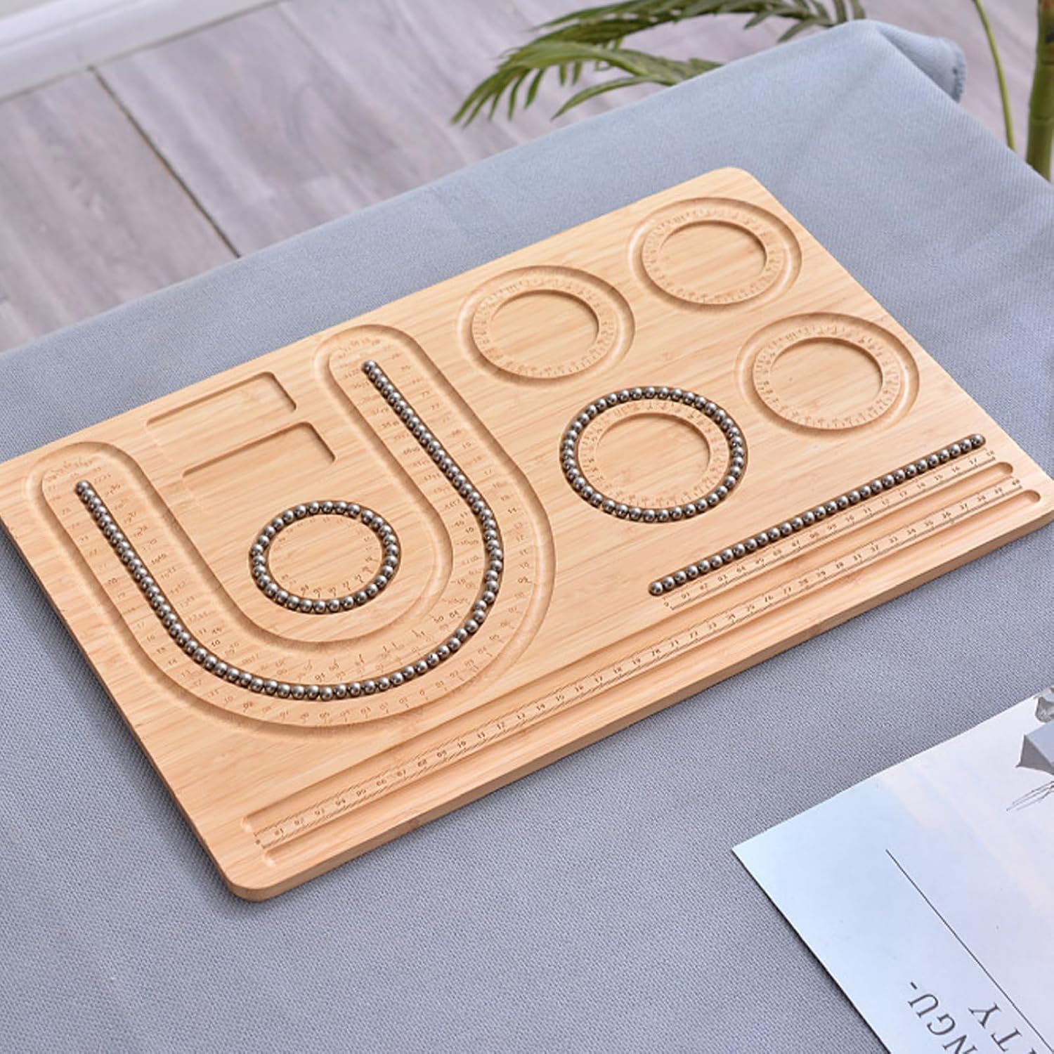 FILFEEL Combo Beading Board for Accurate DIY Jewelry Measurement and Design with Flexible Arrangement