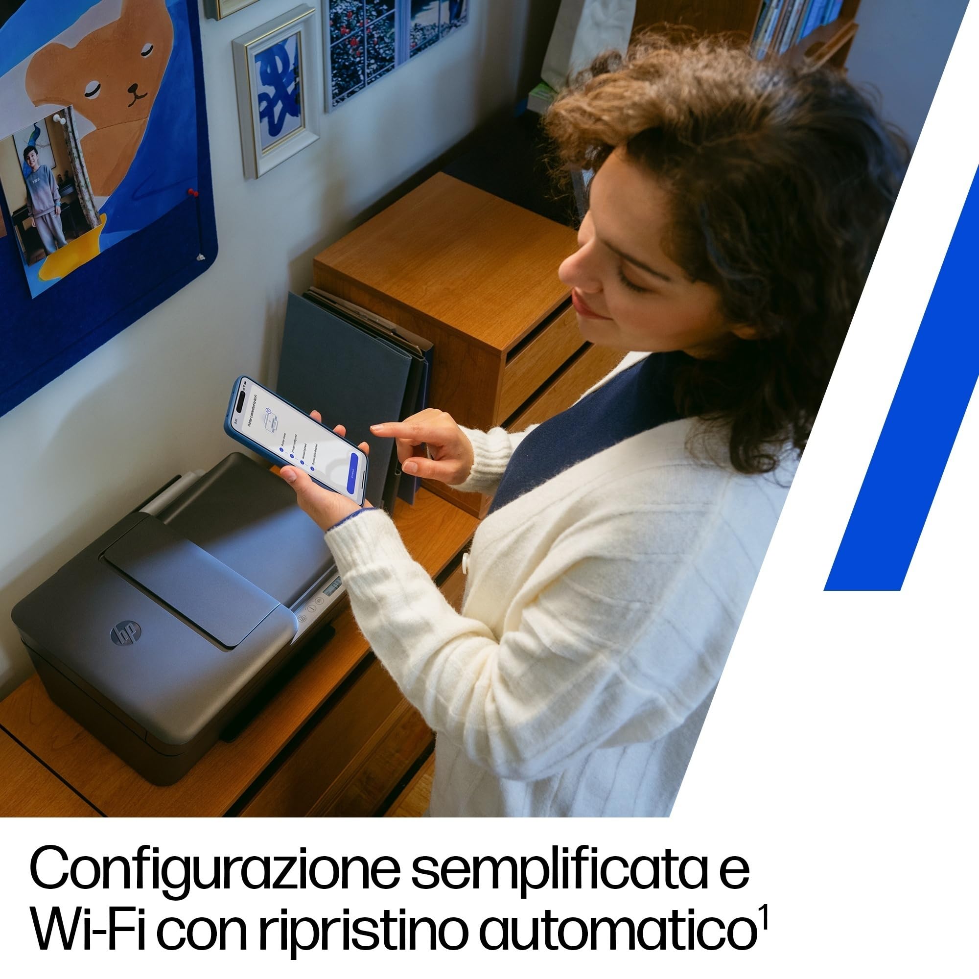 HP DeskJet 4320 A24HMB, Stampante Multifunzione a Getto d'Inchiostro A4 a Colori, Fronte e Retro Manuale, 8,5 ppm, Wi-Fi, ADF, 3 Mesi di Inchiostro Instant Ink Inclusi, Nera