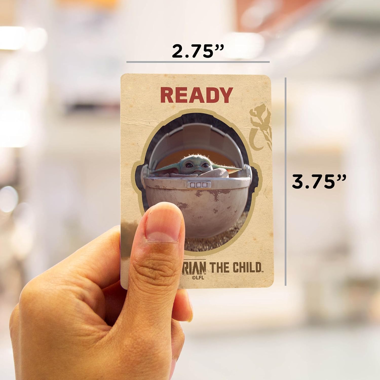 Aquarius Star Wars Dishwasher Magnet - The Mandalorian 'Baby Yoda' The Child Double Sided Clean Dirty Magnet Sign Indicator - Officially Licensed Star Wars Merchandise & Collectibles