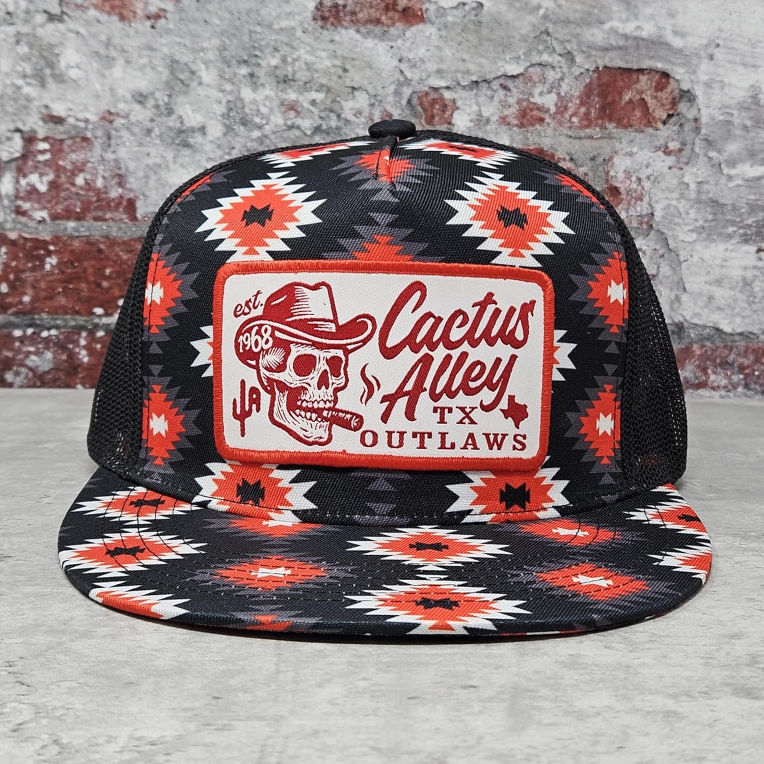 CACTUS ALLEY HAT CO. Western Lifestyle Texas Ranch Rodeo Inspired Adjustable Snapback Patch Hat