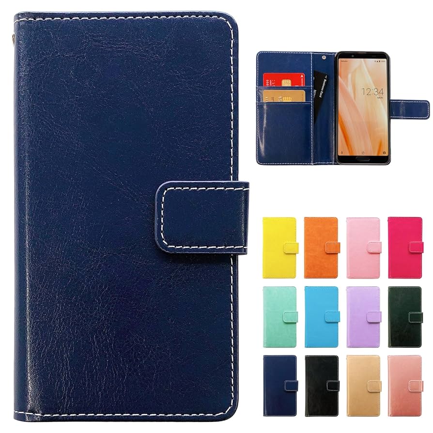 6670 iPhone7/8 iPhoneSE2 SE3用手帳型ケース ネイビー Amazon.co.jp: iPhone SE3 (第3世代) SE2 (第2世代) 7 8 用 手帳