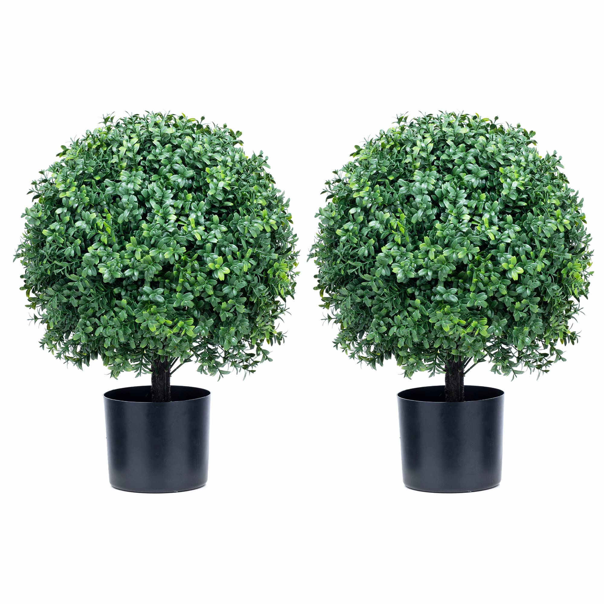 Buy ECOLVANT 20''T 16''D Artificial Trees for Indoor Outdoors Set of 2