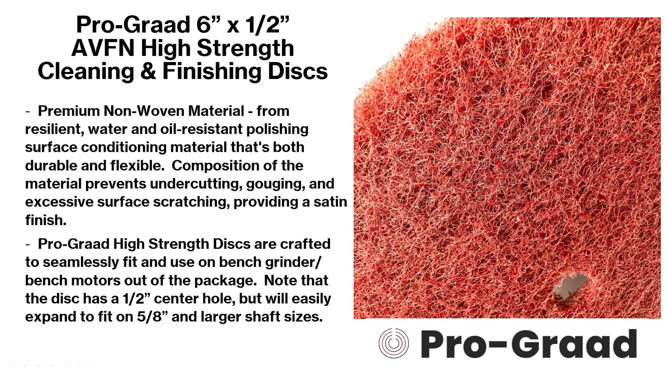 Pro-Graad AVFN Bristle Discs - 4 Pack -3 Pro-Graad AVFN Bristle Discs - 4 Pack -3
