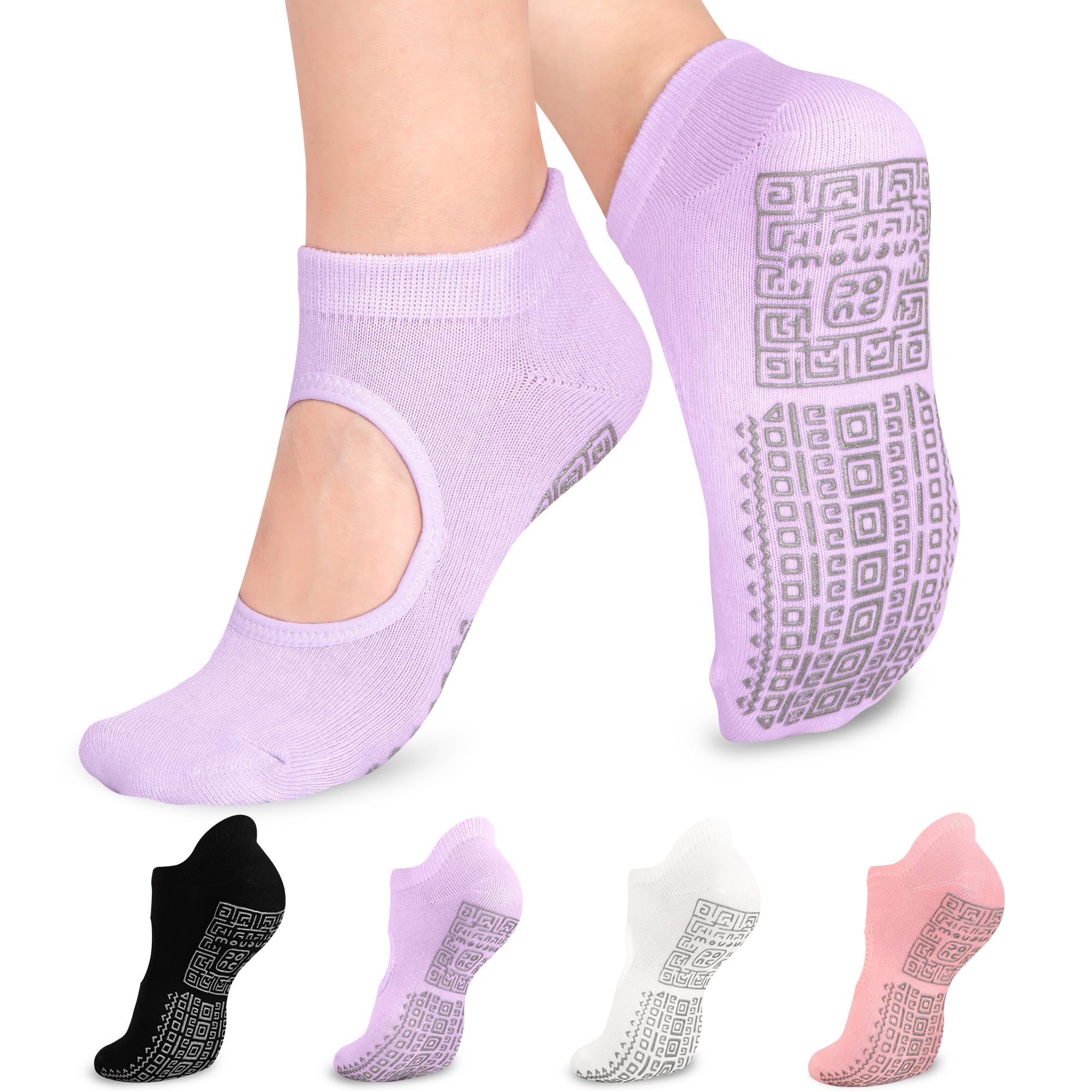 unenow Cushioned Grip Socks