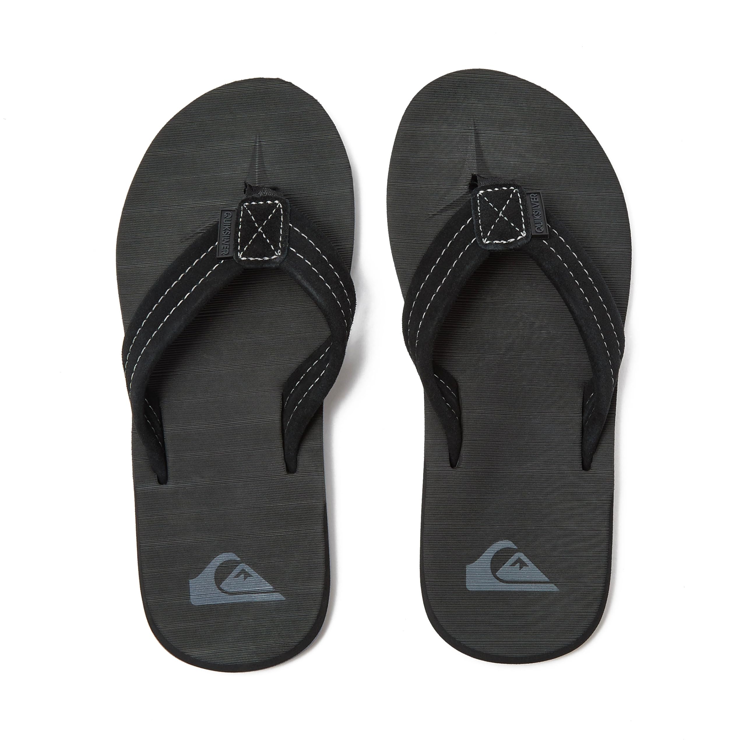 Quiksilver Carver Suede Fixed Strap Kids Flip Flop Youth Sandal SandaliUnisex - Bambini e ragazzi