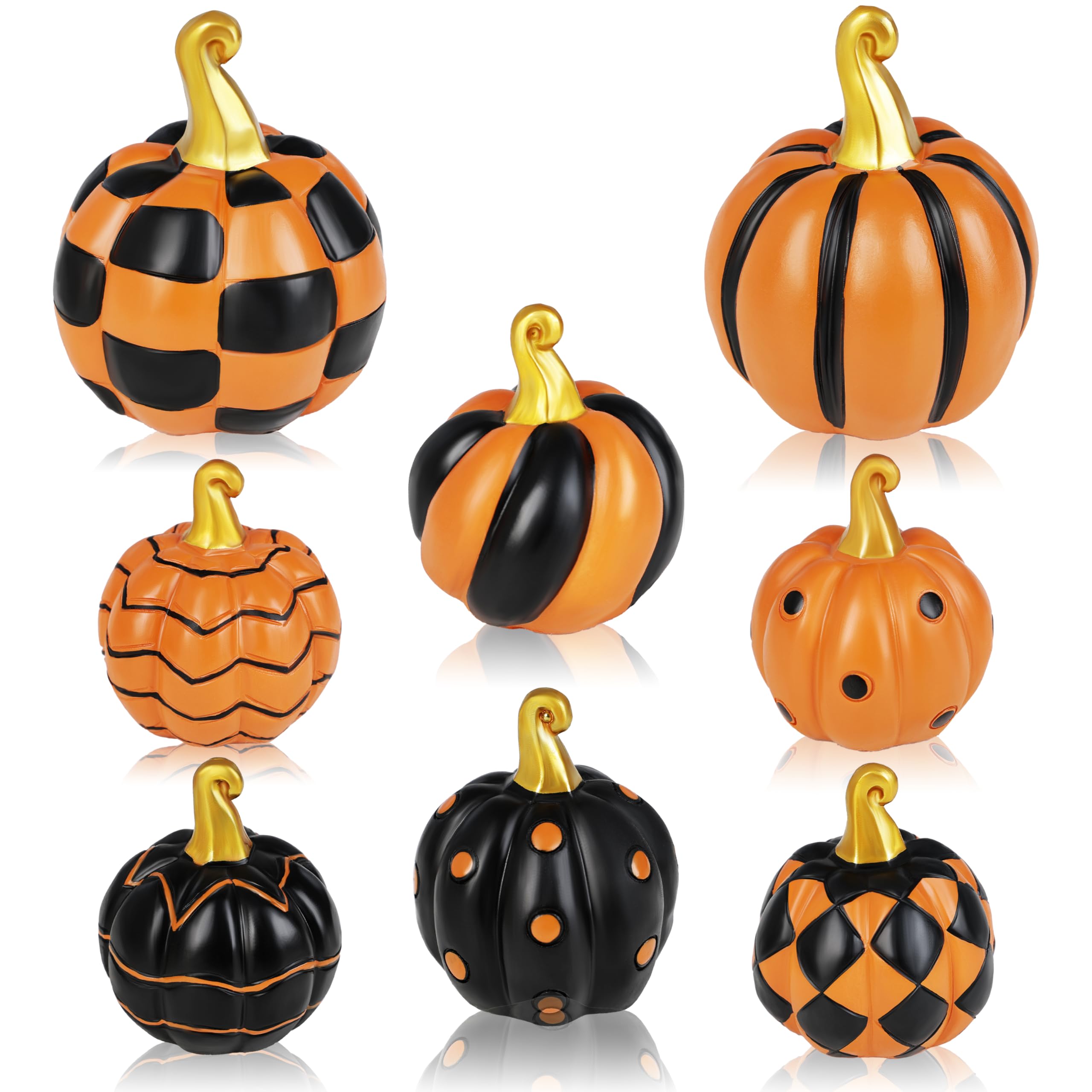 Set Di 8 Pomelli Per Mobili In Ceramica A Forma Di Zucca In Stile Europeo Vintage Per Lavabo Armadietto E Cassetti Bianchi 71963703