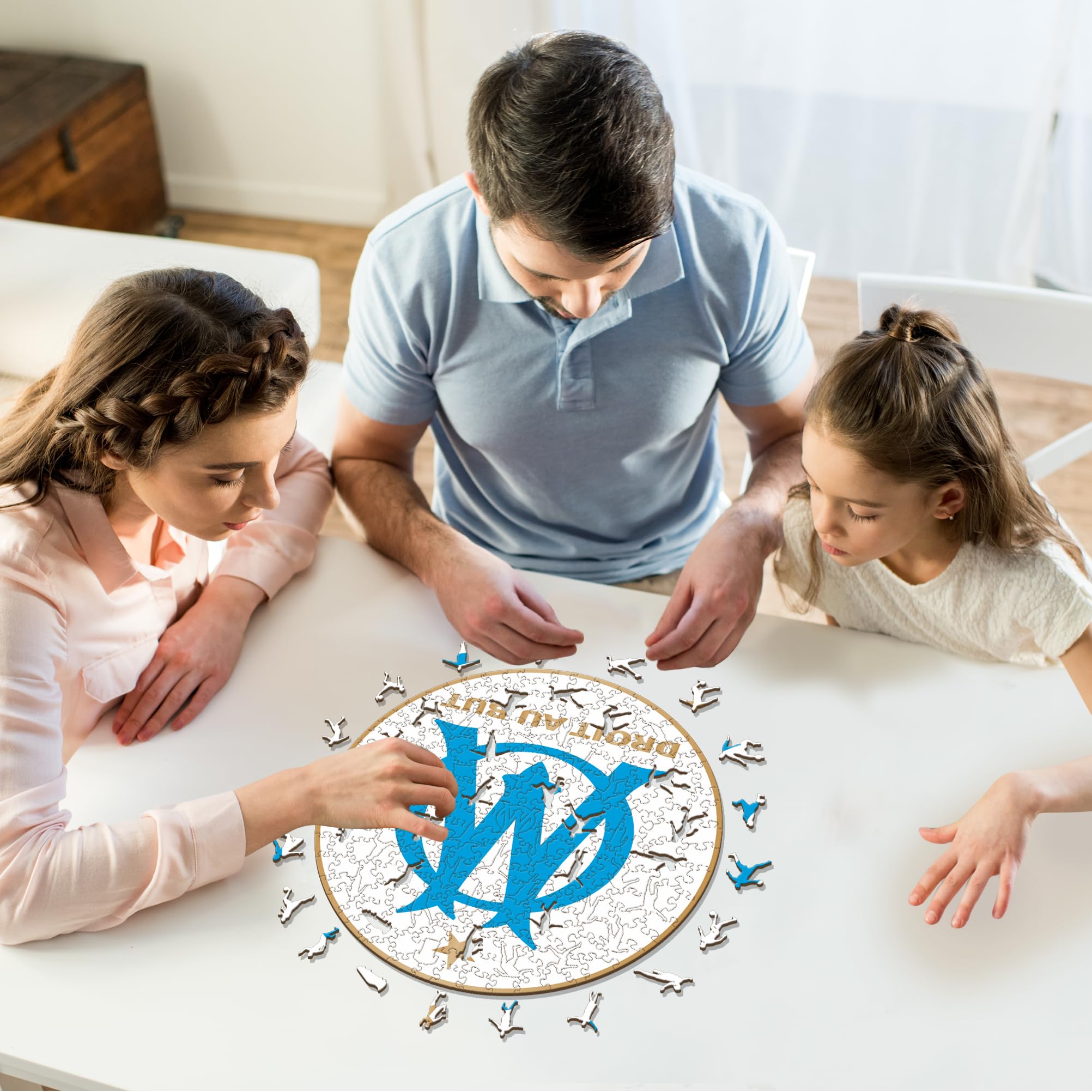 Iconic Puzzles, Drewniane puzzle unisex dla dorosłych, wielokolorowe, M, 270 sztuk