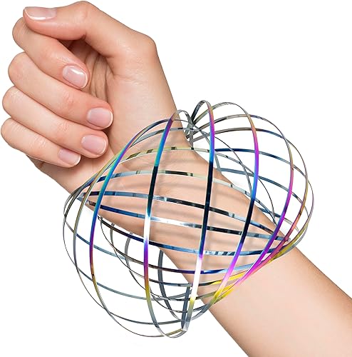 Digital Energy Juguete educativo cinético de primavera - Multi sensorial interactivo 3D en forma de anillo de flujo ()