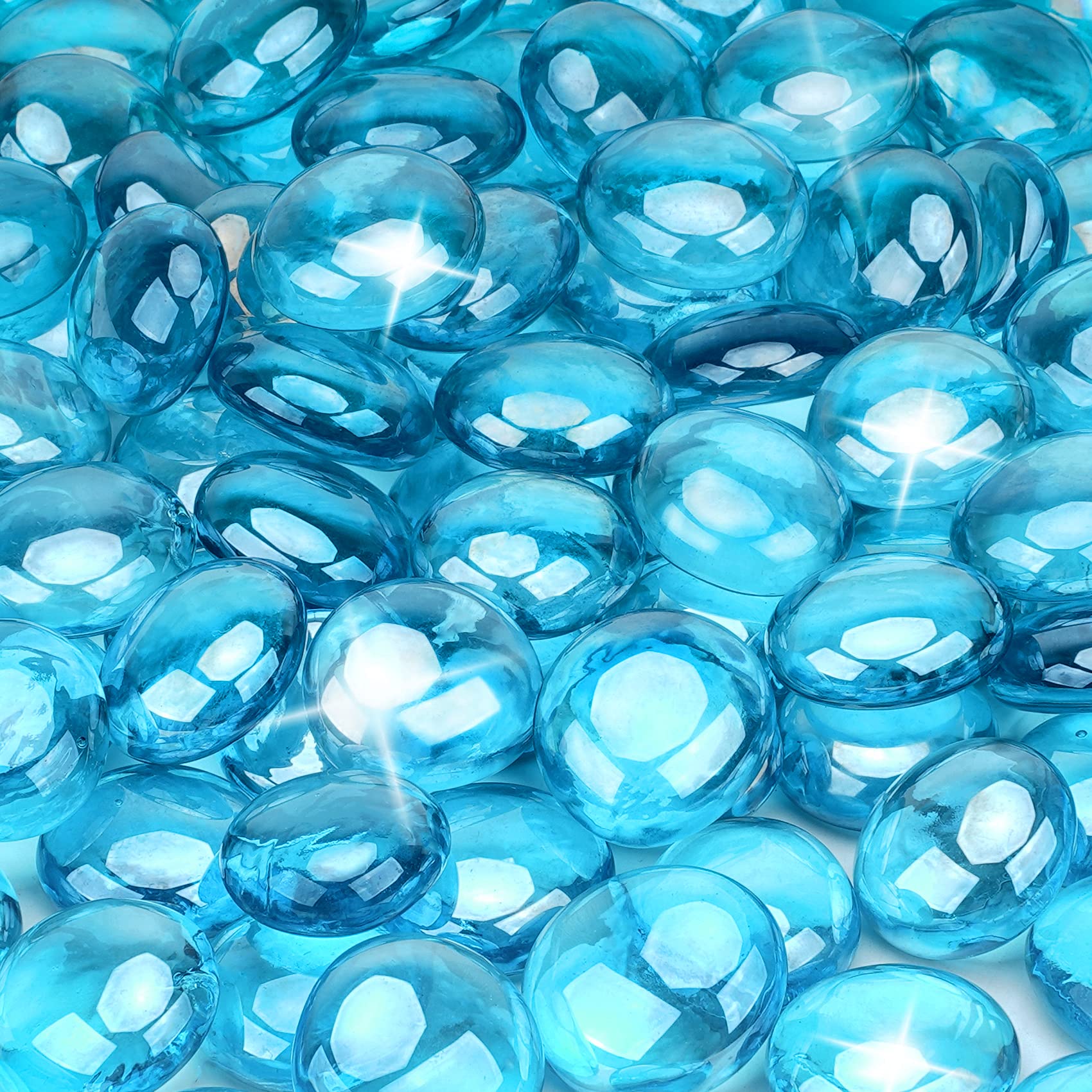Stanbroil Caribbean Blue Fire Glass Drops