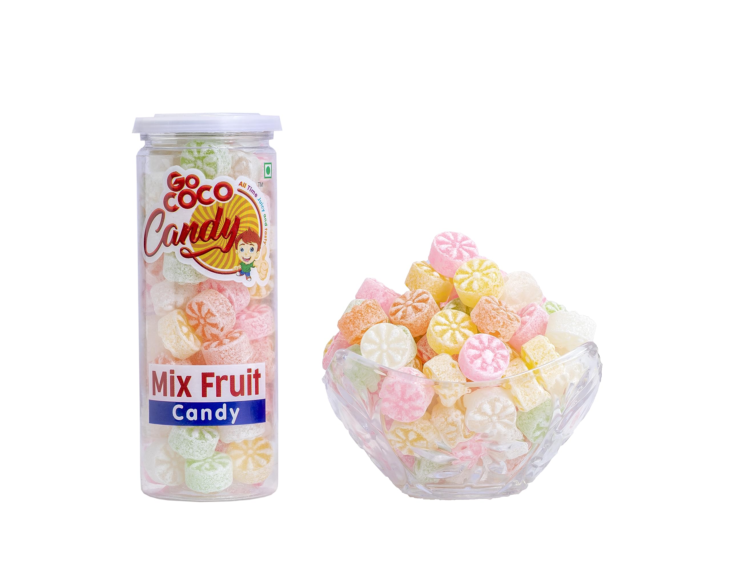GO COCO Colorful Mix Fruit Candy (Mouth Freshner) 220gm Pack of 1-picture-15