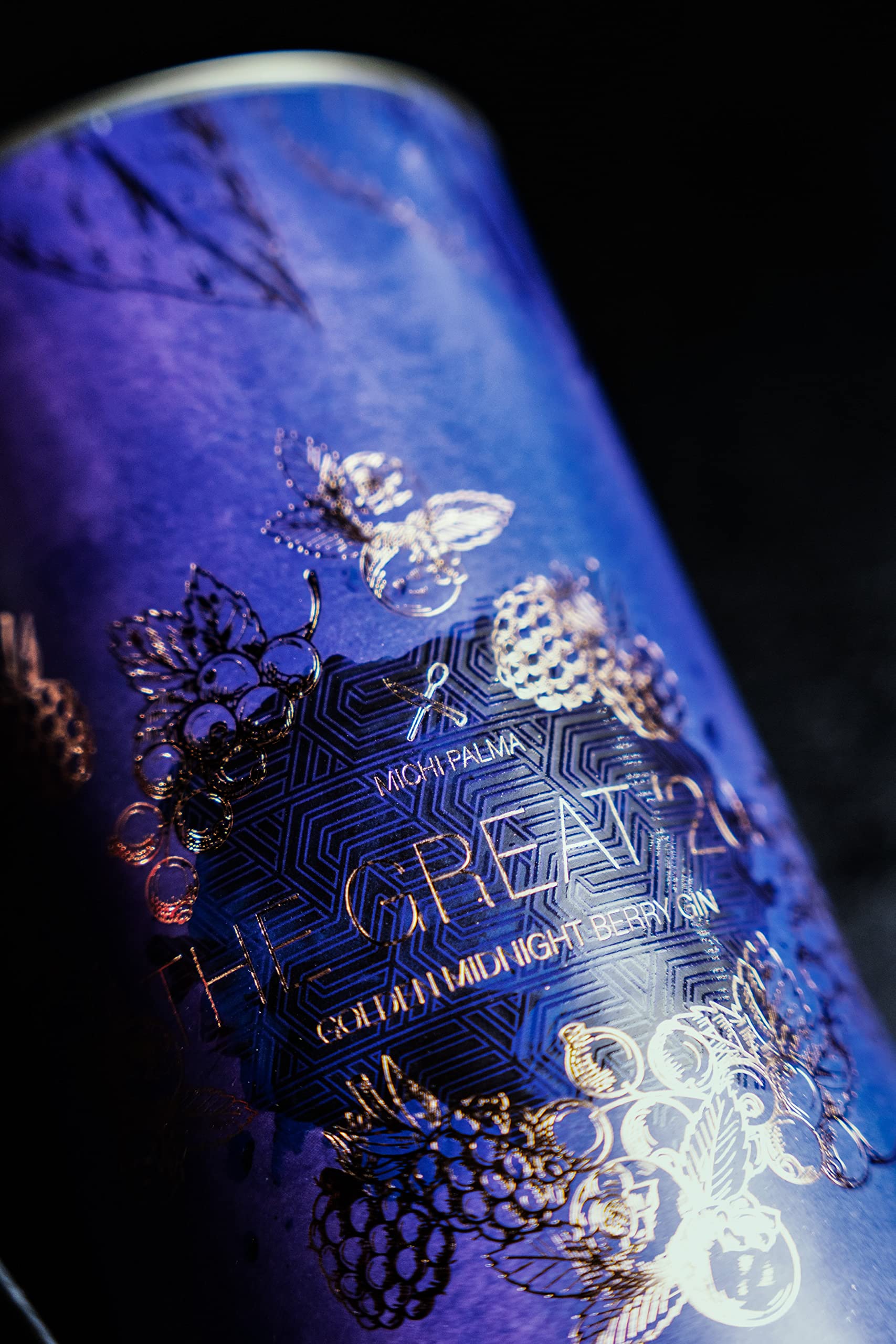 Michi Palma | The Great Trio, Berry Geschenkset auf Gin-Basis (3 x 0.5 l) | Verpackt in einer hochwertigen schwarzen Magnetbox | Goldene Gin-Geschenkidee | Premium Spirituose