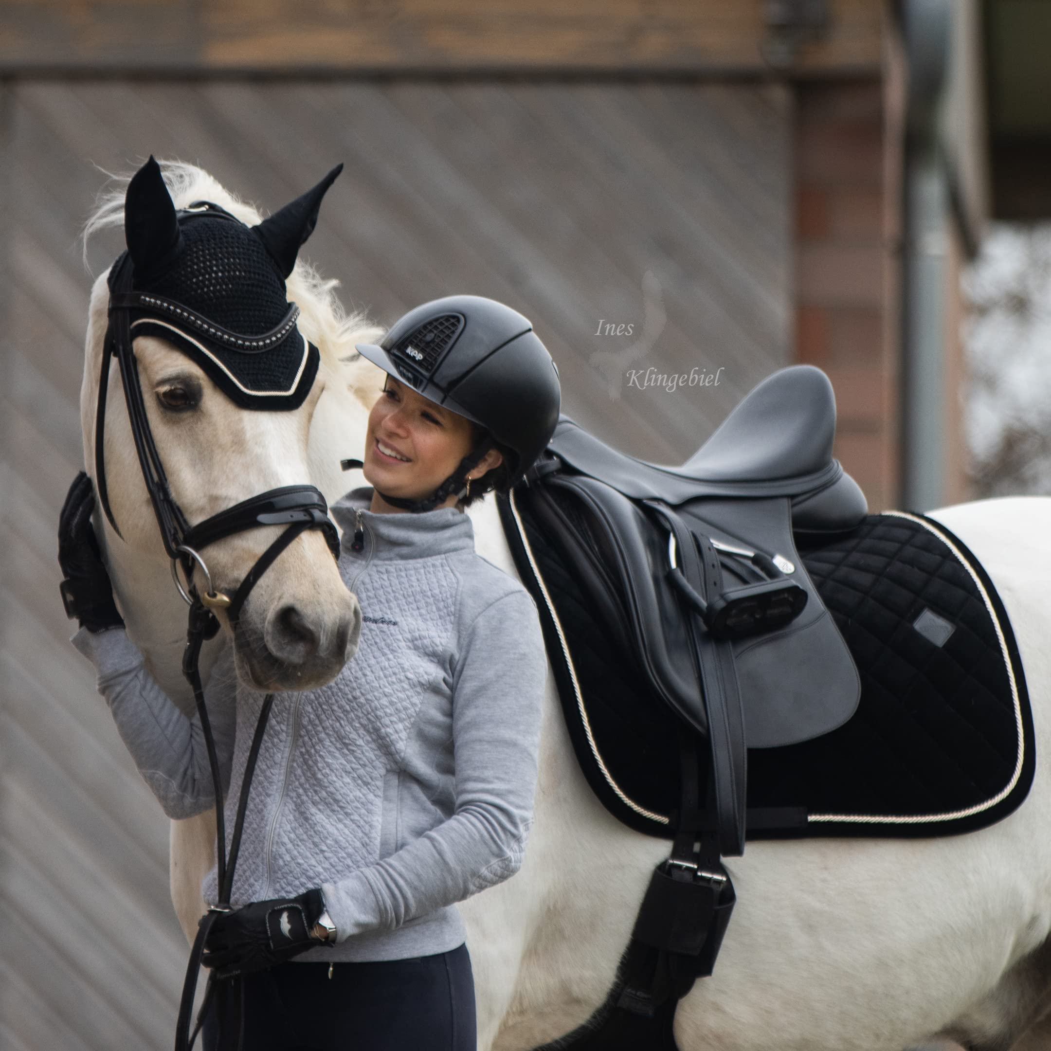 Kentucky - Sottosella in velluto a coste per dressage, taglia DR FULL