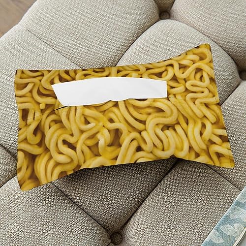 Miniatura 3 de Ramen fideos textura caja de pañuelos cubierta decorativa para baño