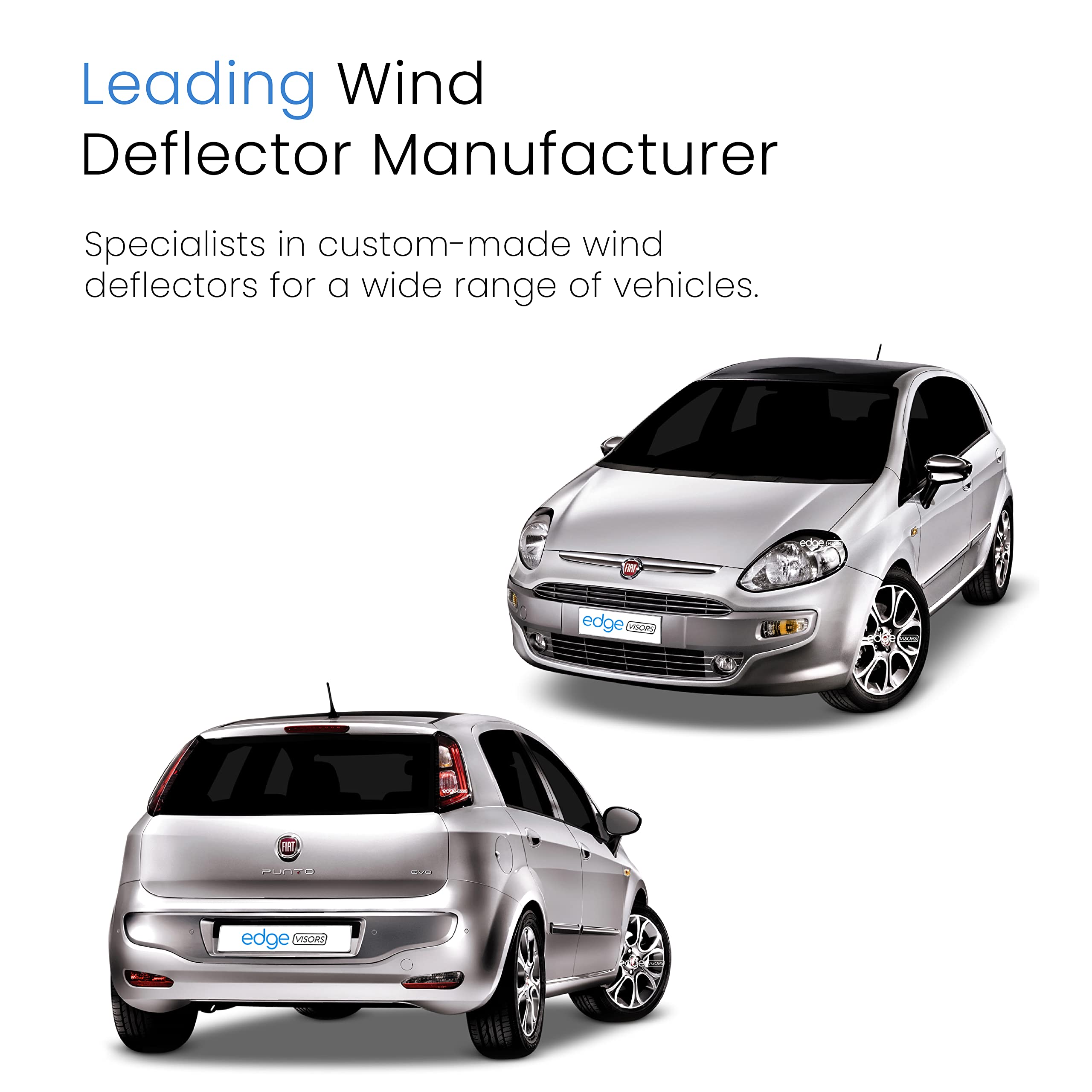 MOTOS Windabweiser Regenabweiser Für FIAT BRAVO Ab 2009 Ästhetisches Design, Langlebig & Robust, Leichte Installation, Energieeinsparung Durch