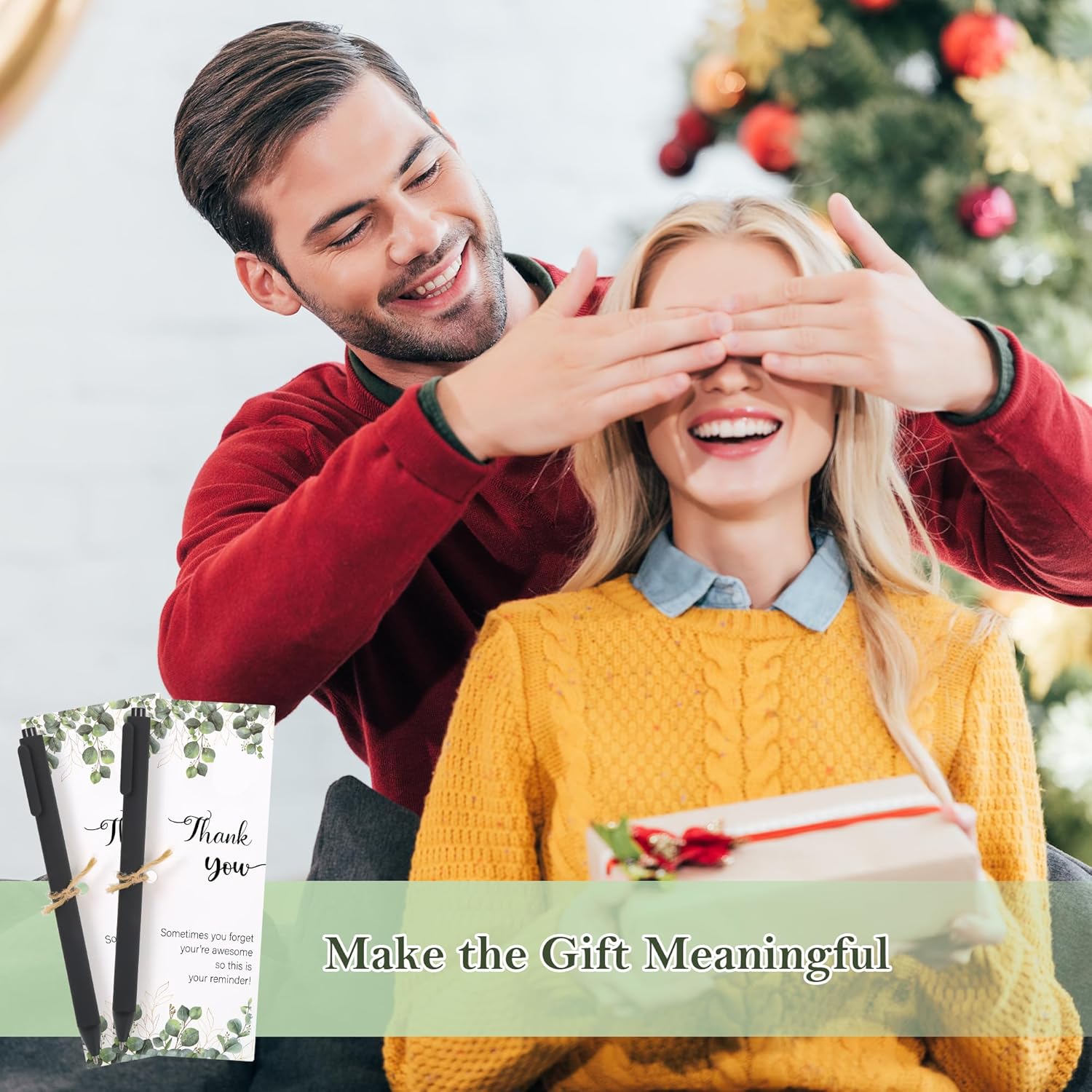 36 Sets Employee Appreciation Gifts Pens, Thank You Gifts Retractable Ballpoint Pen with Greeting Card, Team Inspirational Ballpoint Pen for Teacher Coworker Student Volunteer Nurse - Image 7