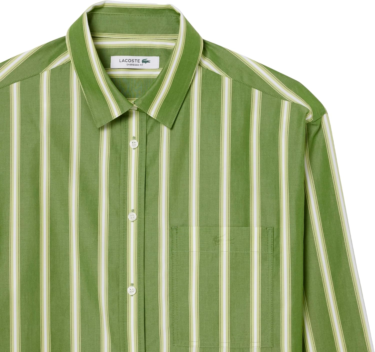 Lacoste Women's Oversized Cotton Poplin Shirt