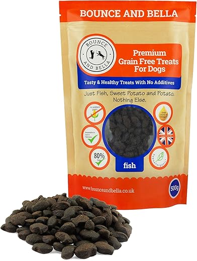 Snack Premio Per Cani Senza Glutine - Confezione da 1000-80% Pesce Cotto...