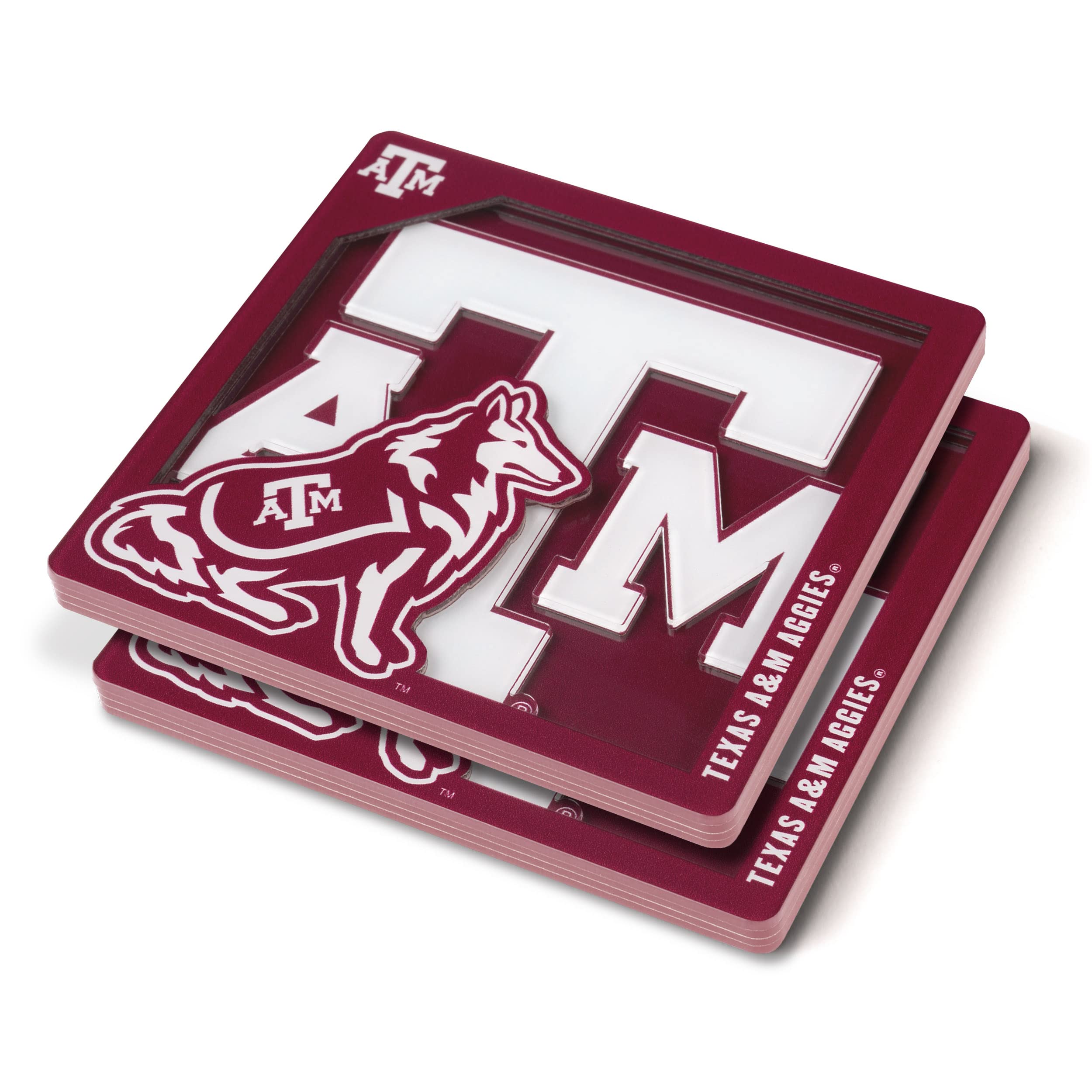 YouTheFan NCAA Texas A&M Aggies Logo Series Coaster