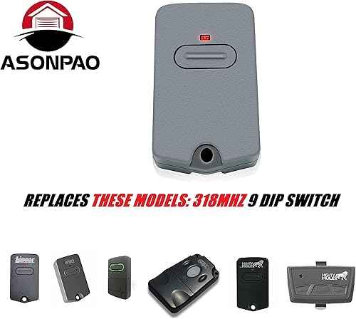 Miniatura 2 de RB741FM135 318MHZ 9DIP Transmisor de control remoto para GTO Mighty Mule Linear Pro Access Gate Opener (M-2Pak) 3 años de garantía