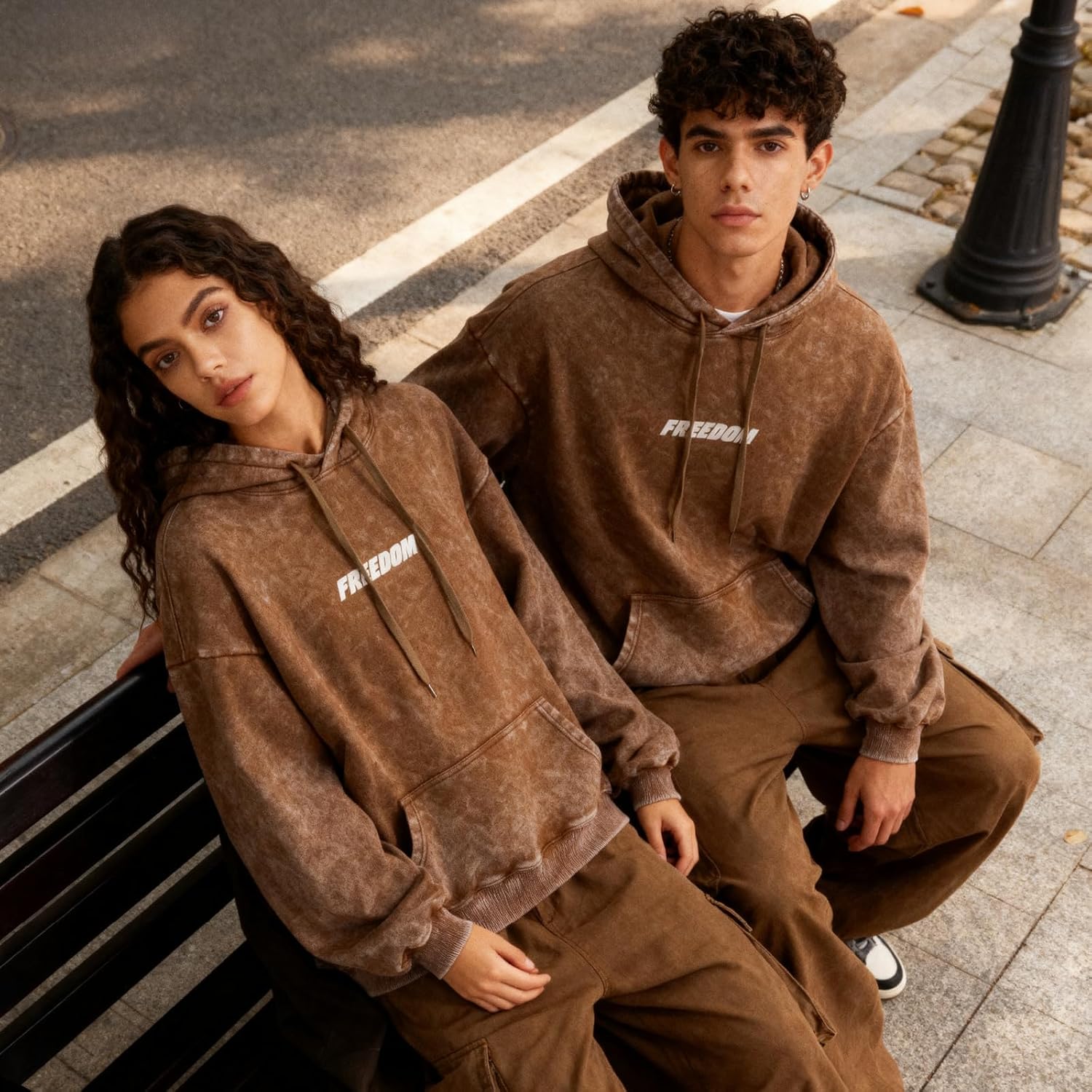 Acid Wash Hoodie Oversized Unisex Hoodies Heavy Weight Vintage Sweatshirt Men Women Pullover Fall Winter Streetwear - Image 8