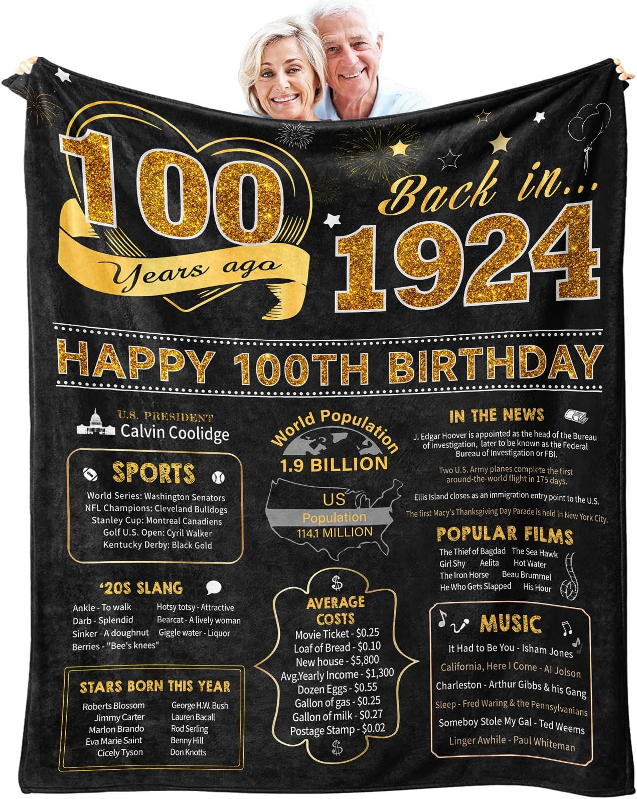 Amazon Eliber Happy 100th Birthday Gifts For Women Blanket 100th amazon-eliber-happy-100th-birthday-gifts-for-women-blanket-100th