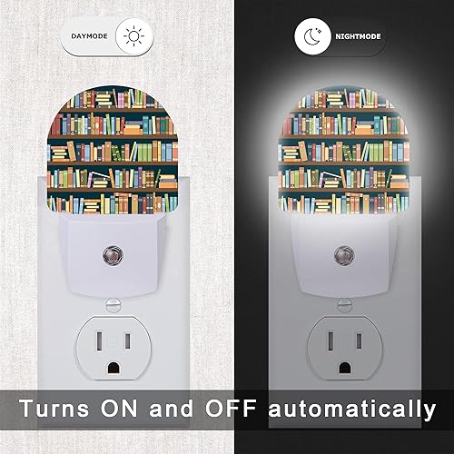 Miniatura 10 de AOWULA Luz nocturna de pájaro cardenal rojo, luces nocturnas enchufables a la pared, lámpara LED con sensor de atardecer a amanecer, 0.5 W para