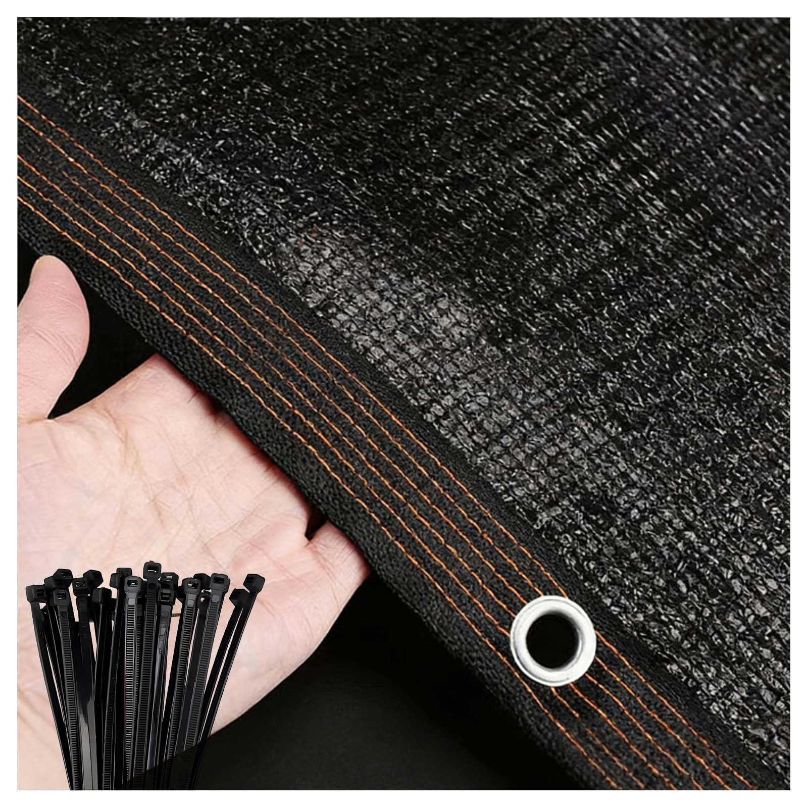 Tessuto a baldacchino resistente ai raggi UV con occhielli – durevole parasole per patio, serra, cuccia per cani, dimensioni da 1 x 4 m a 9,5 x 20 m, resistente alle intemperie e facile da installare