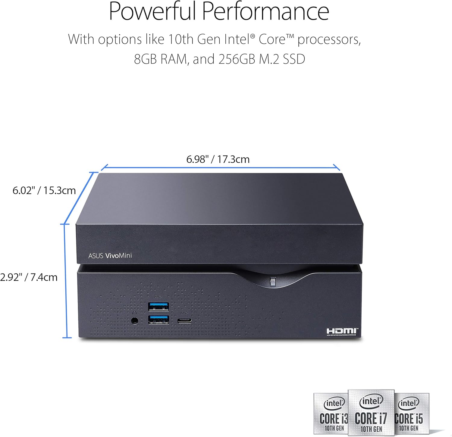 Buy 1 get 1 ASUS VivoMini VC66-C2 with Intel Six Cores Core i5-10400, 8GB RAM, PCIE 256GB SSD, Triple 4K, WiFi 6, 4-in1 Card Reader, Windows 10 Home