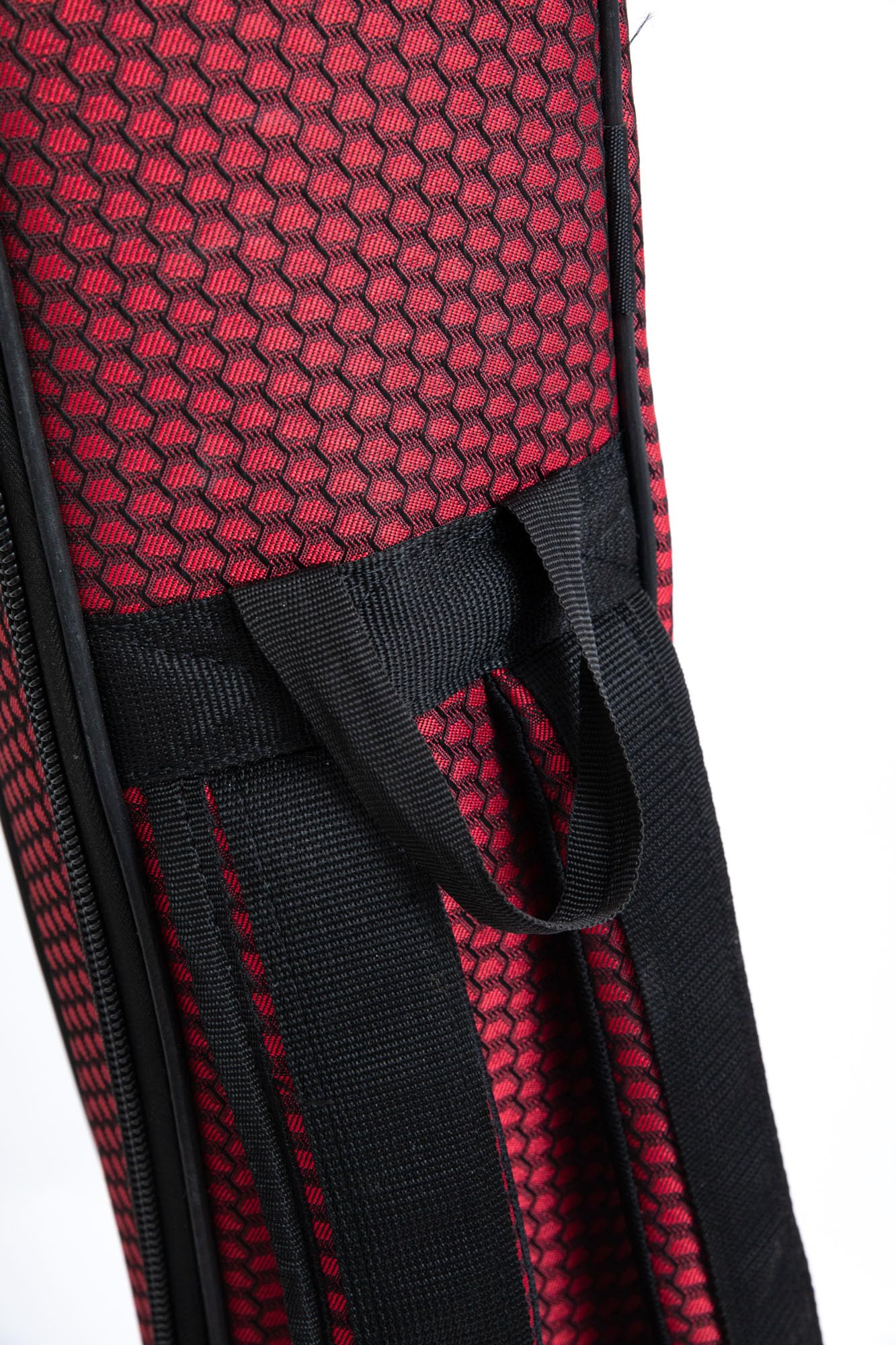 Saz Baglama-Tasche OXY gepolsterte Gigbag, sichere und starre Hülle, starker Reißverschluss, Rot
