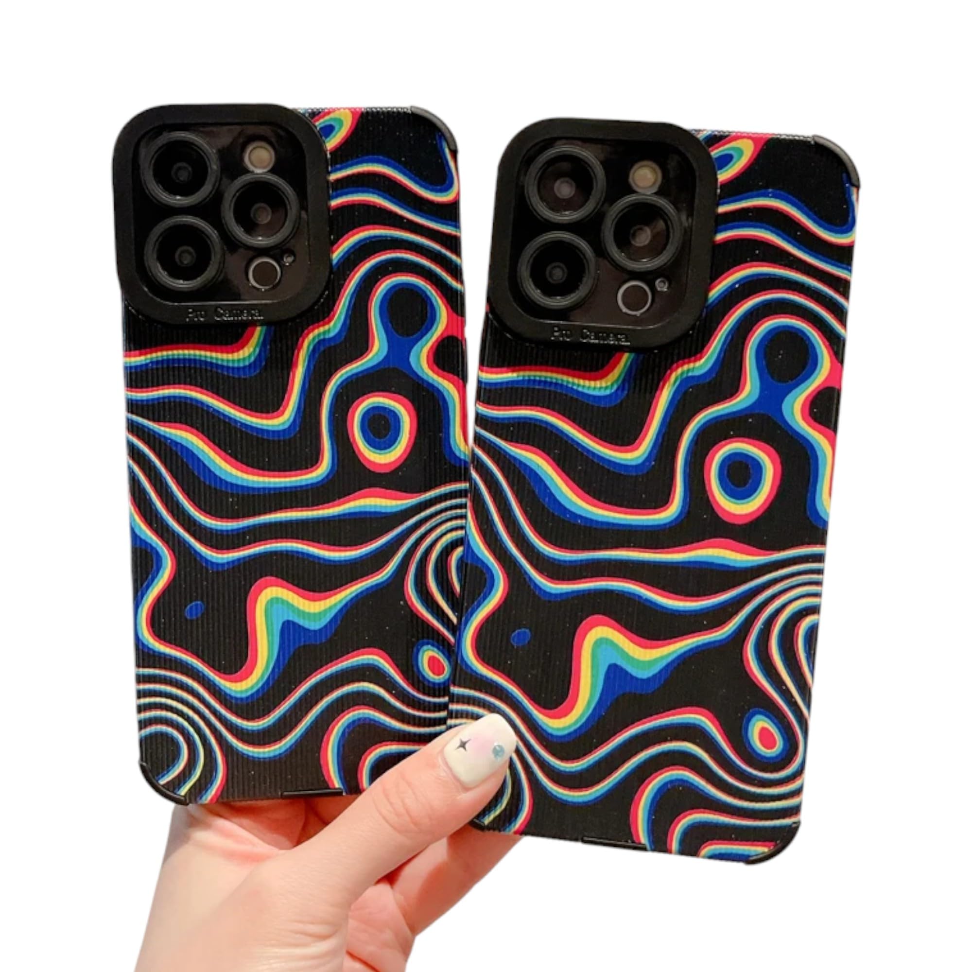 Amazon.com: Illusion line Phone case for iPhone 11, Shockproof  