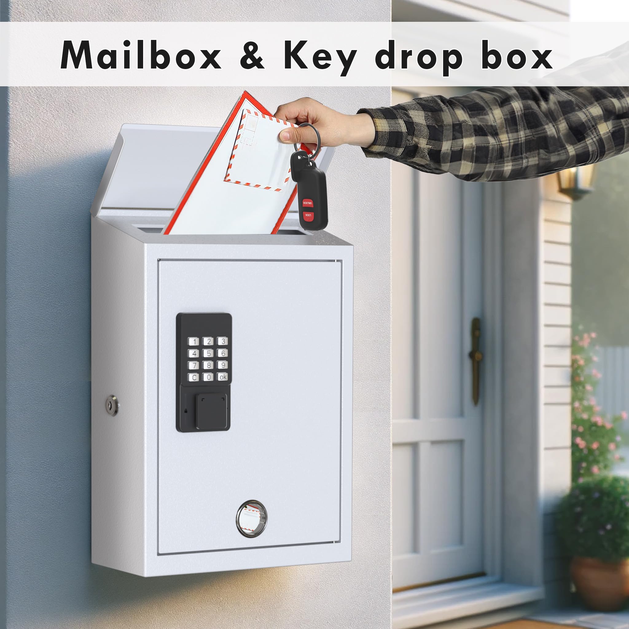 Smart Locking Mailbox With App Control Electronic Lock Mailbox With ...