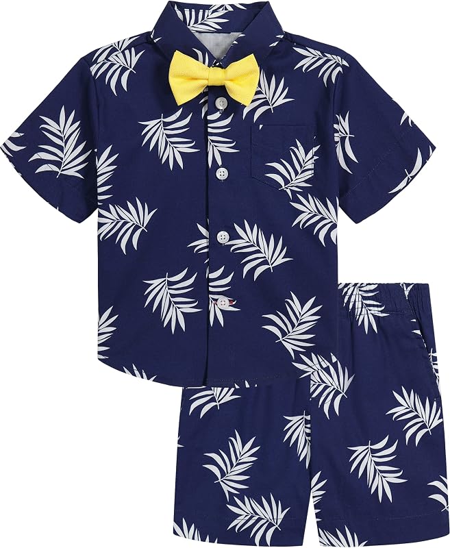 Tommy Hilfiger Baby Boys 4-Piece Formal Suit Set, Includes Dress Shirt, Dress Pants, Vest & Tie