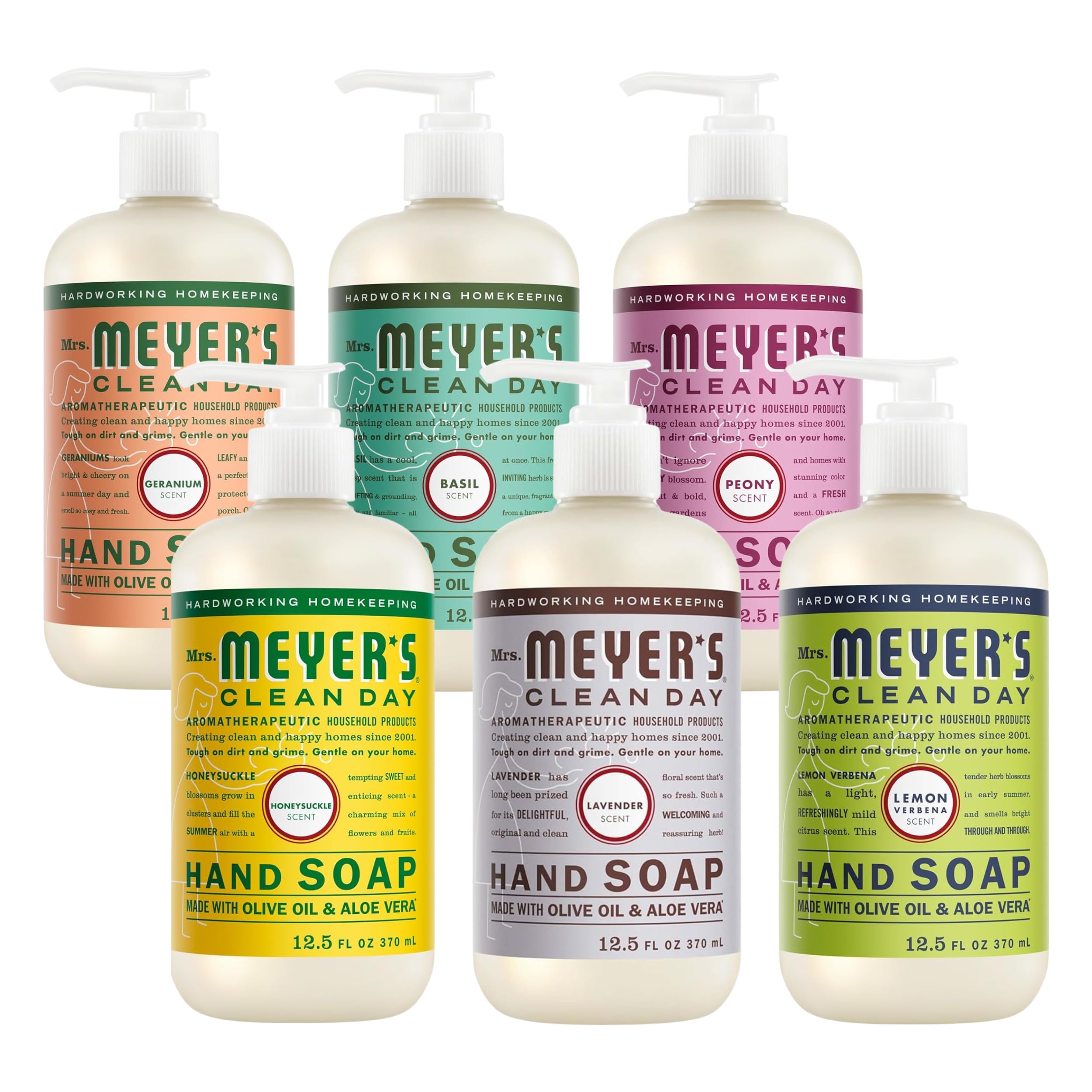 メイフラワーカンパニー Amazon.com : Mrs. MEYER'S New 6 Scent Variety Pack, 1 Peony, 1