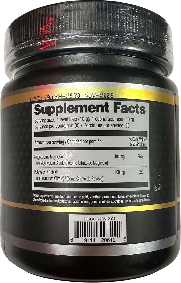 Plantimex Magnesium Potassium Citrate Powder 10.5 oz (300 g) CITRATO DE MAGNESIO Y POTASIO Dietary Supplement