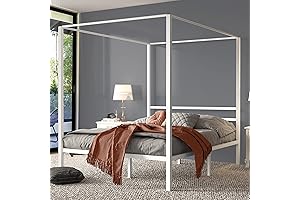 YITAHOME Canopy Bed Frame: Tranquil Nights, Regal Style