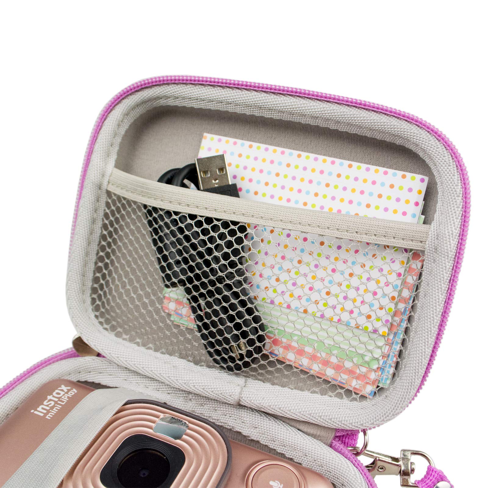 Amazon | kinokoo Fujifilm instax mini link/liplay 収納ケース 充電 