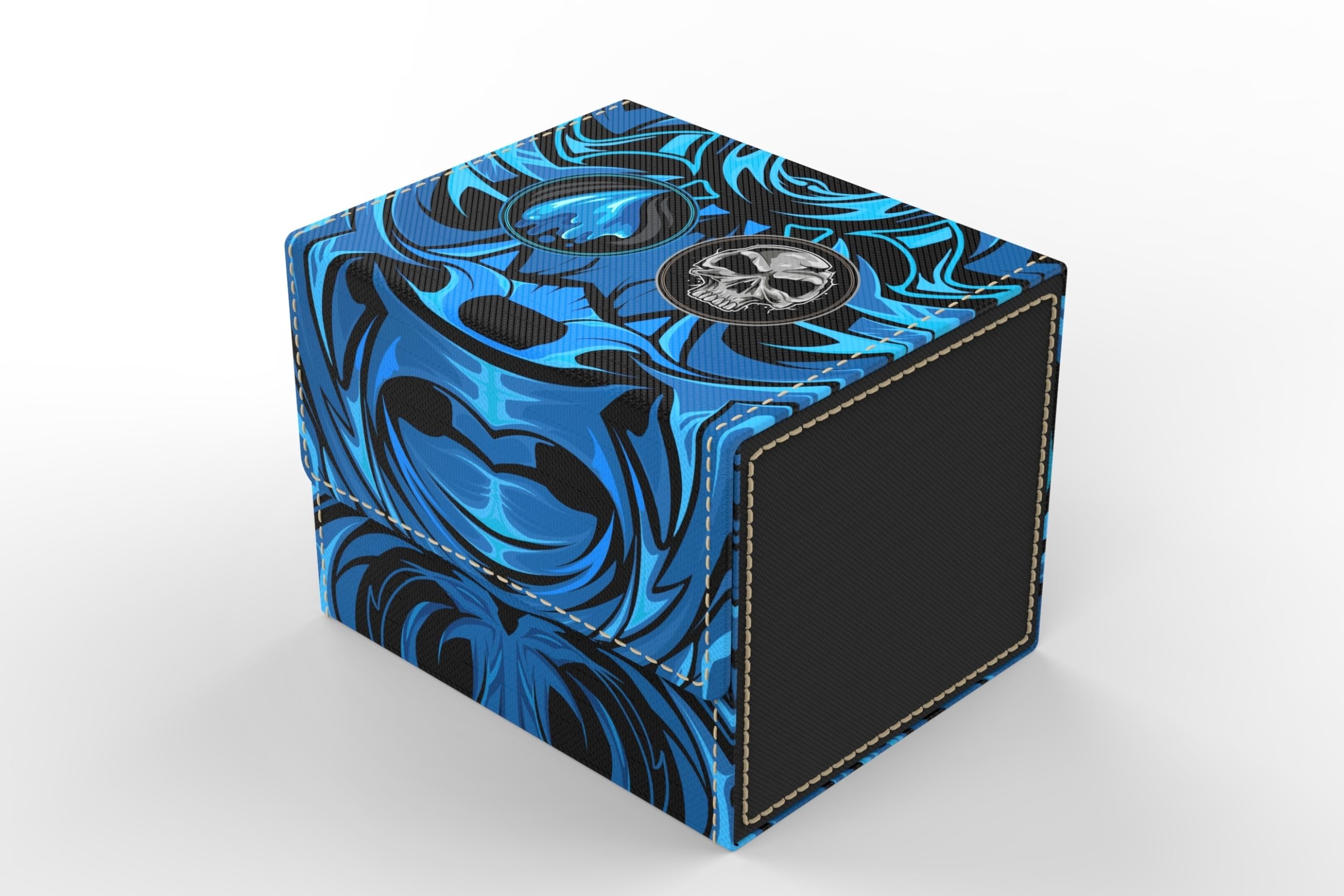 Ai Armor The Vault- TCG/MTG Color Combo Deck Boxes (Blue/Black)
